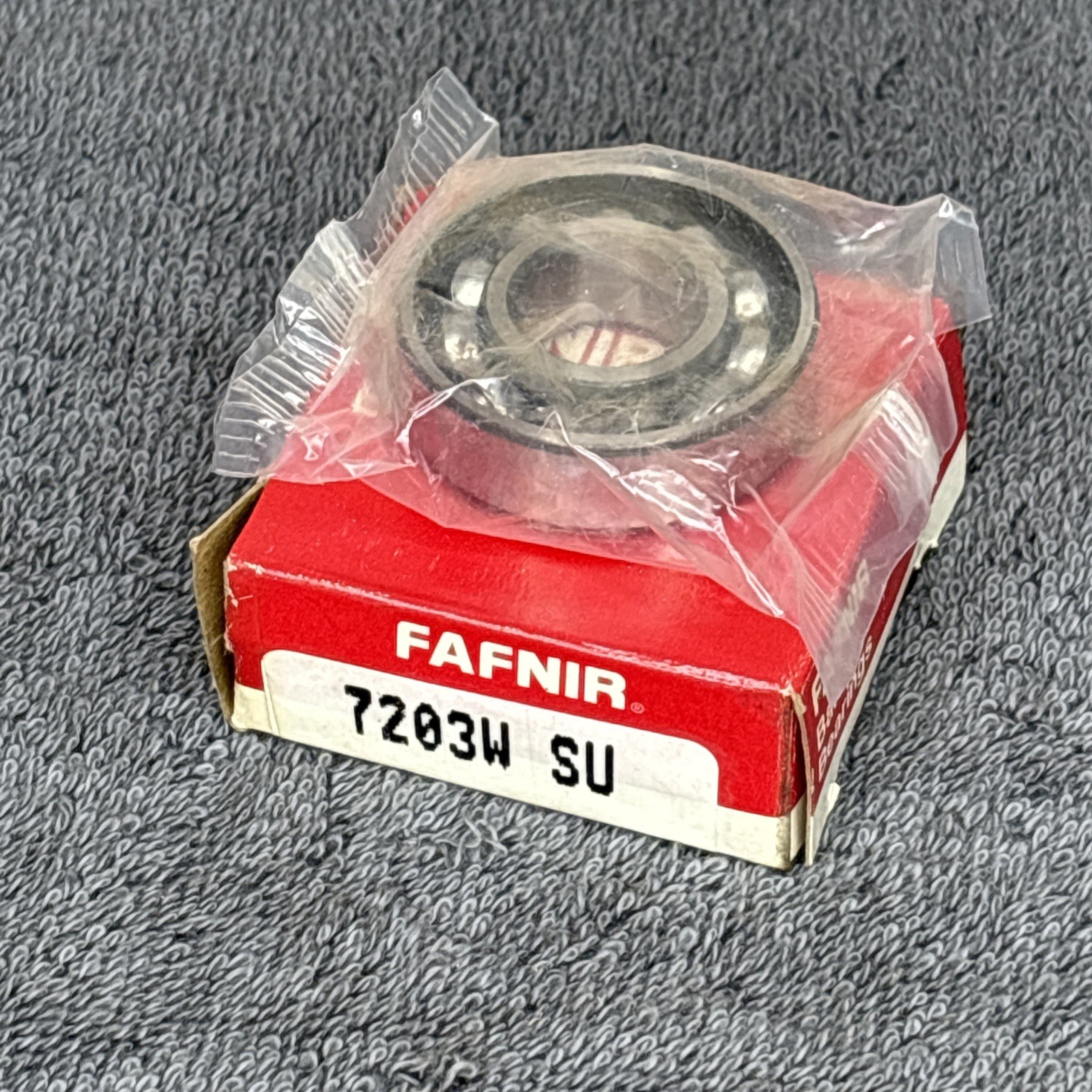 Fafnir 7203W SU Angular Contact Ball Bearing 17mm X 40mm X 0.4727″ New Old Stock