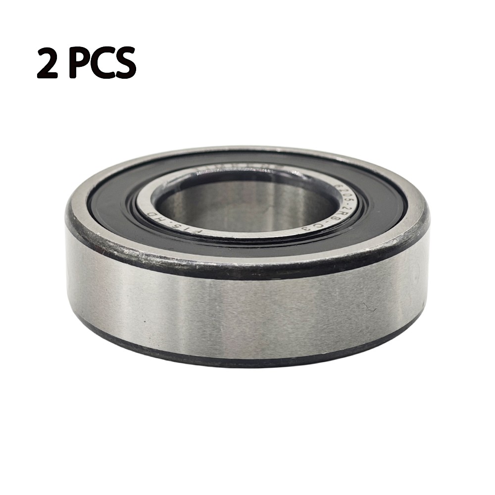 2 PACK Double Rubber Seal Bearings 6205RS For TIMKEN 6205-2RS C3 25X52X15MM