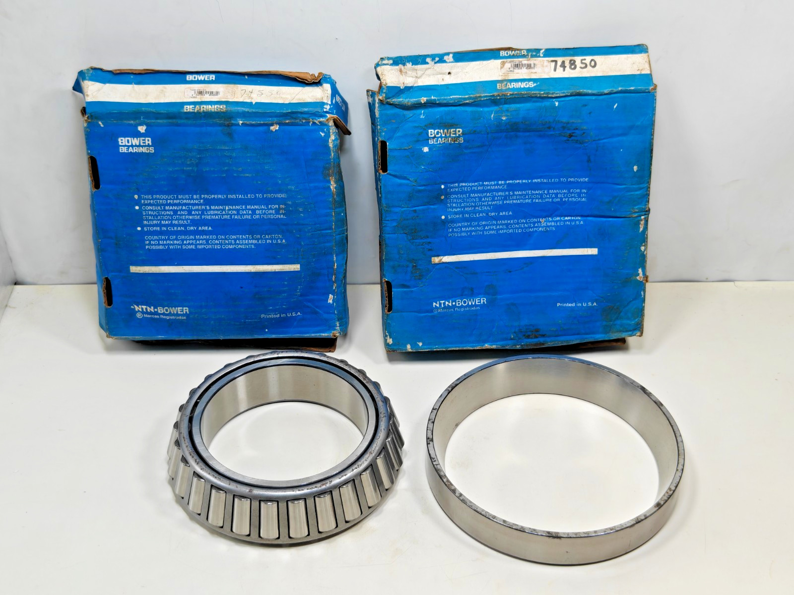 74550 74850 Bower Tapered Roller Bearing Cone&Cup Timken/Bower 74550 – 74850 USA