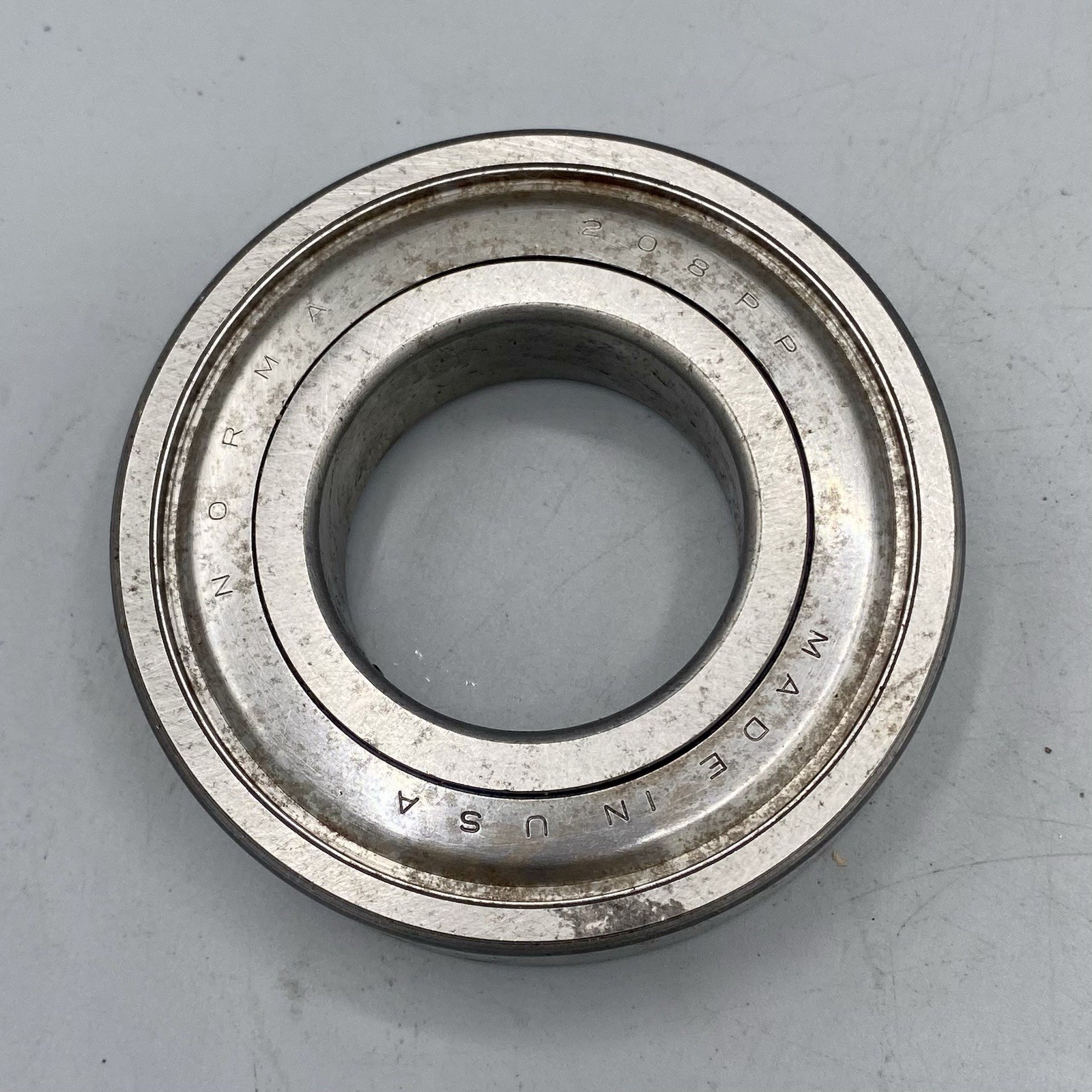 Norma 208PP Ball Bearing Deep Groove 40 X 80 X 18mm, Made In The USA