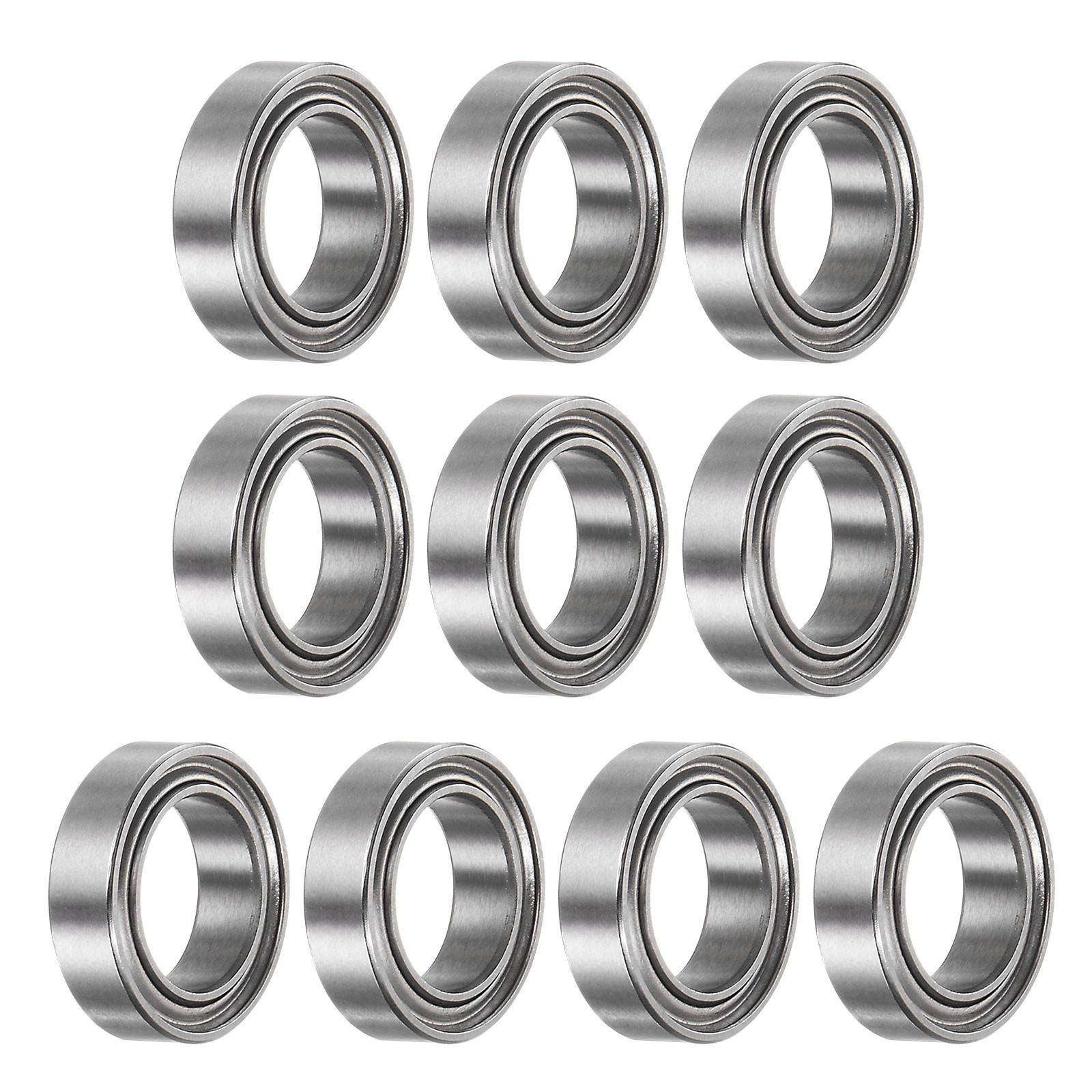 10pcs MR117ZZ Bearings 7x11x3mm Chrome Steel Mini Bearing Double Shielded, ABEC3