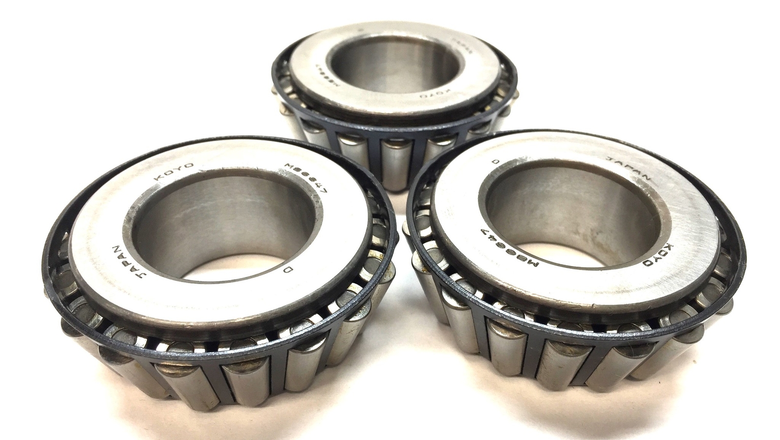 Koyo Tapered Roller Bearing Cone M86647 [Lot of 3] NOS