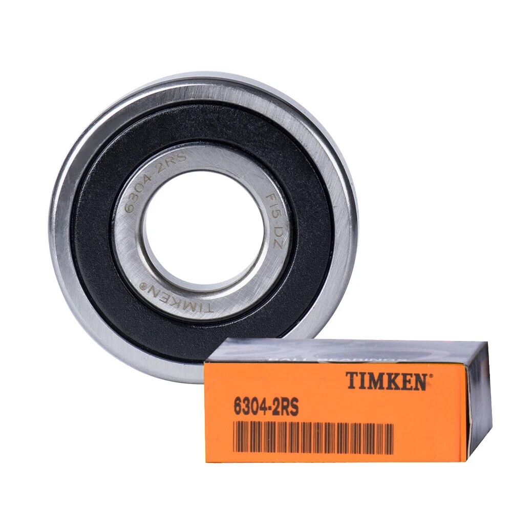 TIMKEN 6304-2RS 20X52X15MM Double Rubber Seal Ball Bearings