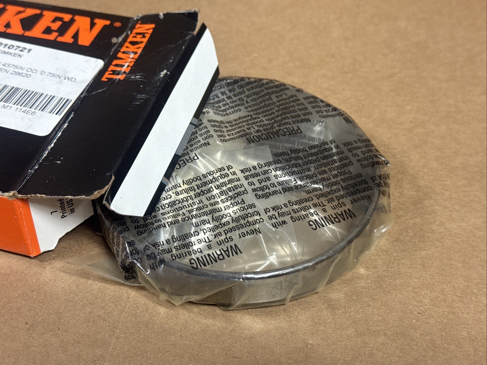 NEW Timken 29620 Tapered Roller Bearing Cup GENUINE FAST SAME DAY SHIPPING