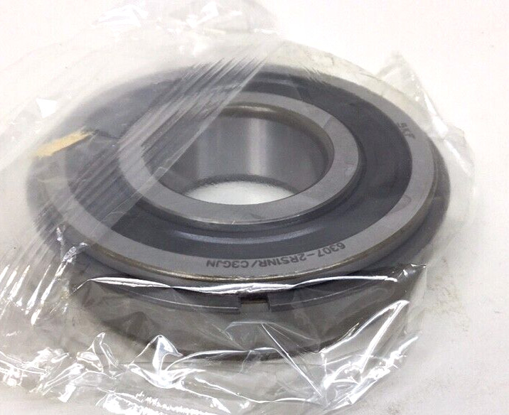 SKF 6307 2RSNRJEM Ball Bearing Deep Groove 35mm ID X 80mm OD X 21mm W