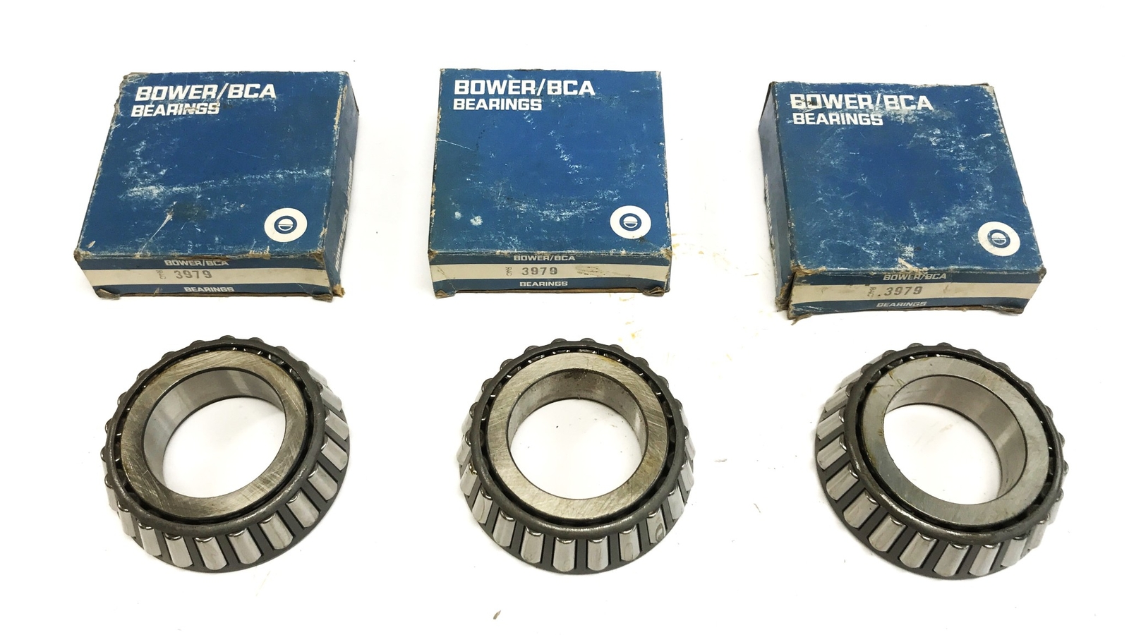Bower/BCA Tapered Roller Bearing Cone 3979 [Lot of 3] NOS