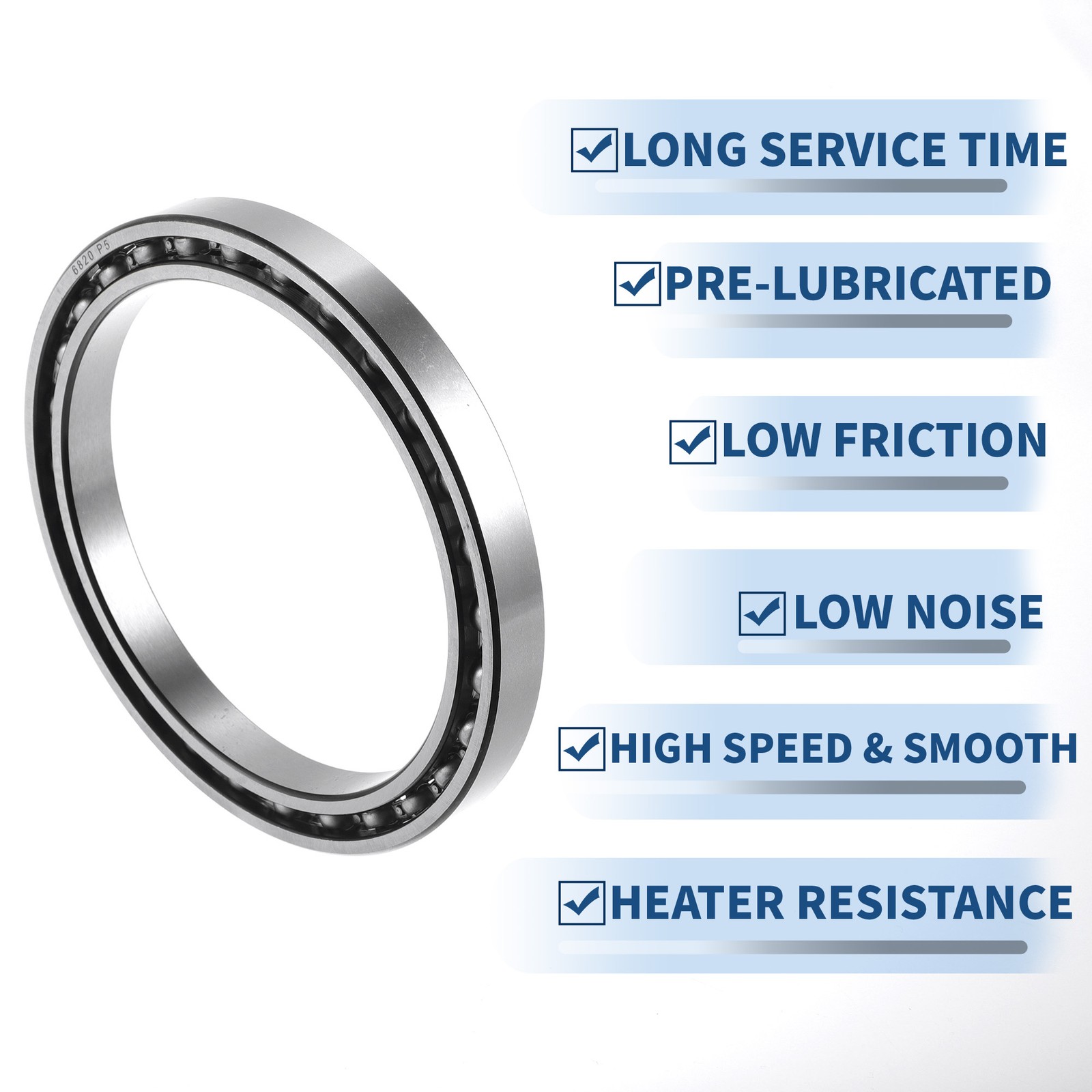 6820 Deep Groove Ball Bearings P5 100x125x13mm 1 Pc Scooter Skateboard Wheel