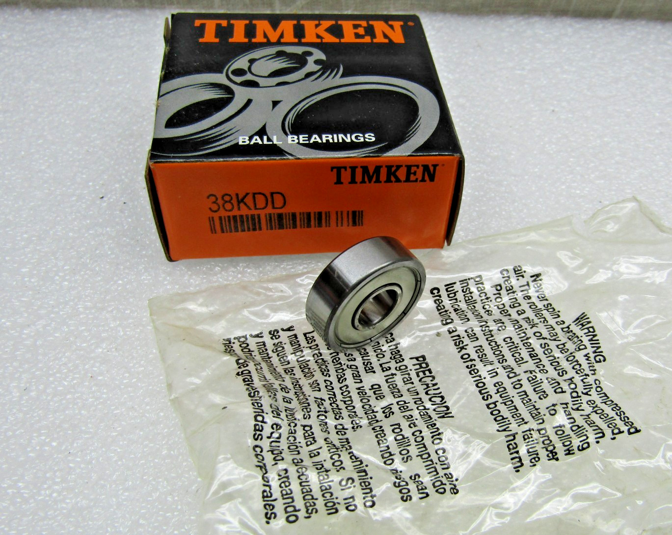 Timken 38KDD 8mm X 22mm X 7mm Shielded Bearing
