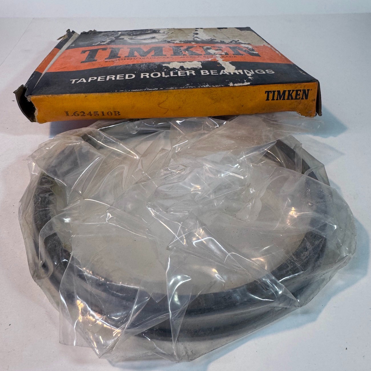 Timken L624510B Tapered Roller Bearing Cup Flanged Single Row