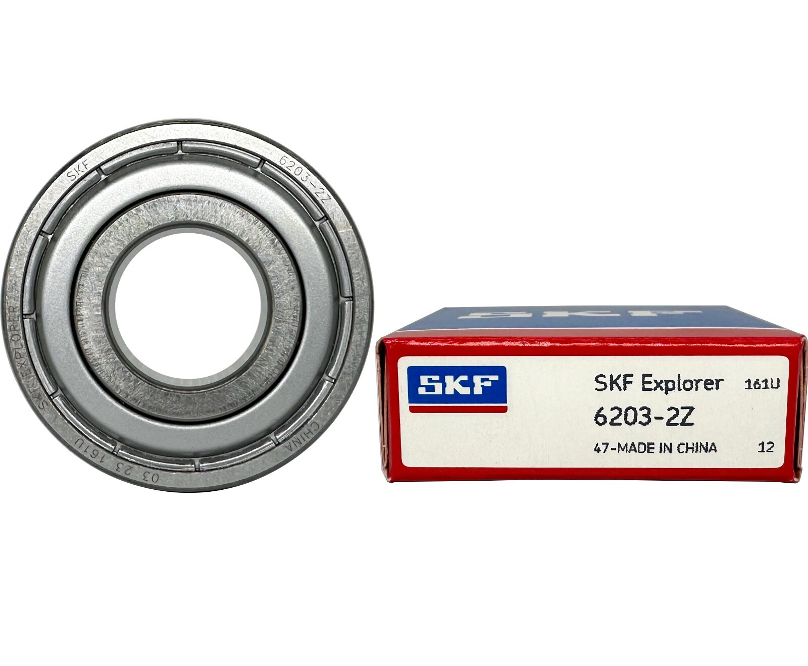 10PACK SKF 6203-2Z Double Metal Seal Ball Bearings 17x40x12mm 6203ZZ 6203-ZZ