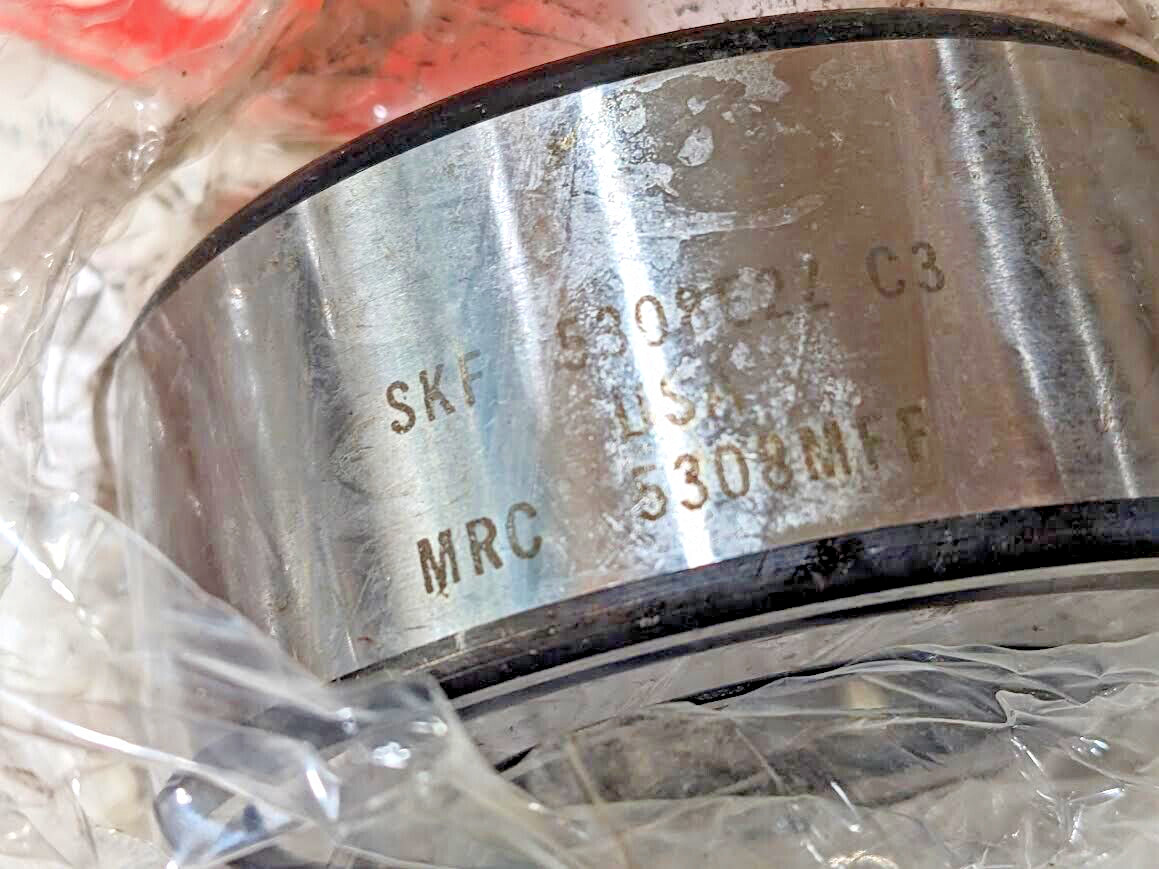 MRC 5308MFF H501 Double Row Ball Bearing Double Shielded Steel, New SKF 5308 E2Z