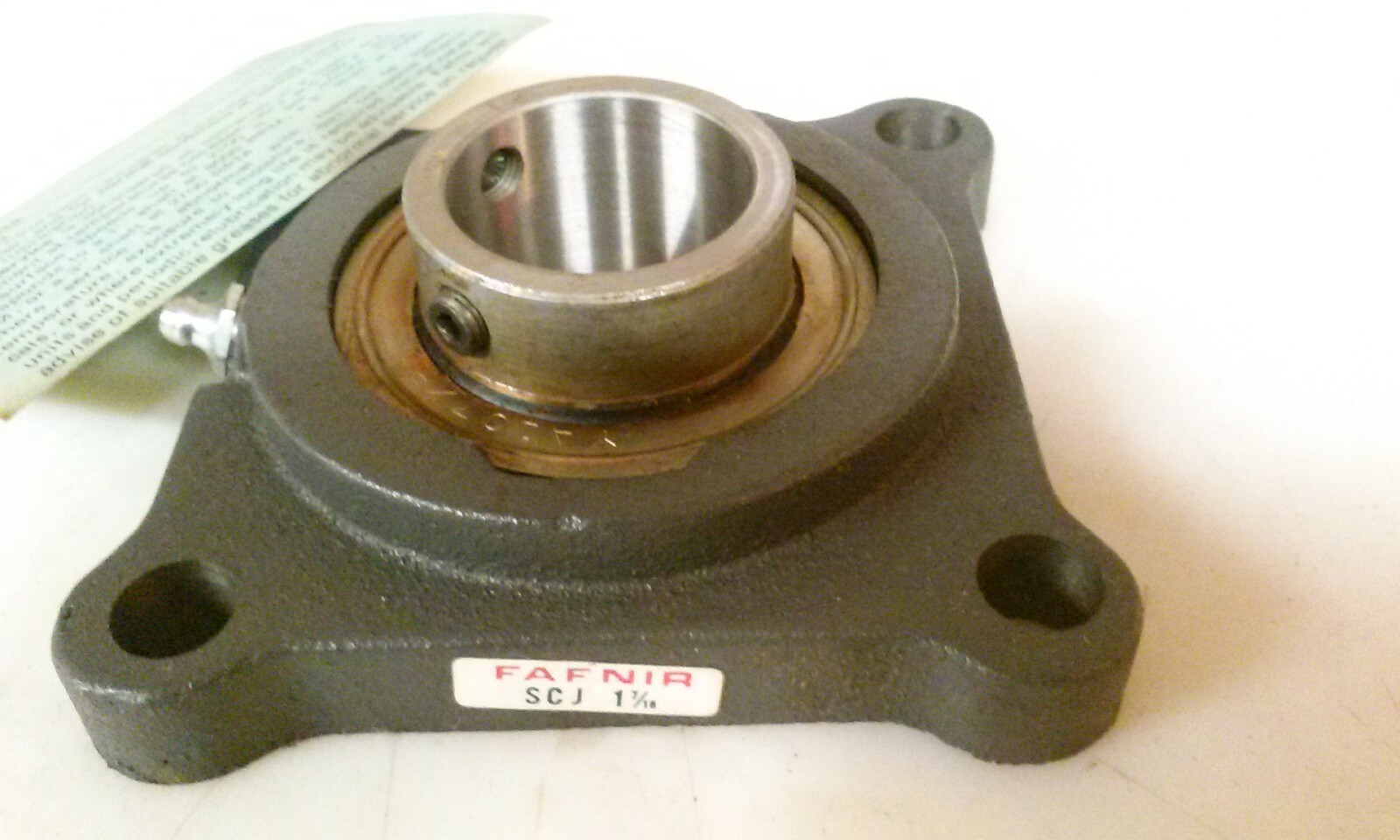 Fafnir SCJ1-7/16 flange block, made in USA.