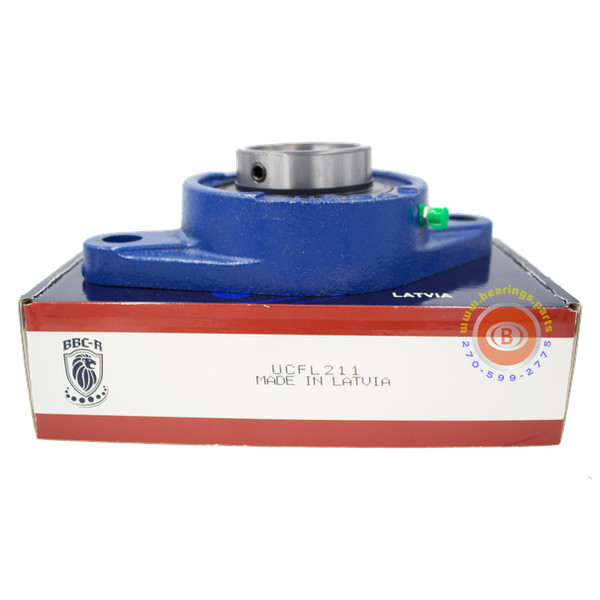 UCFL211 Two-Bolt Flange Bearing 55mm – Baltic Bearing