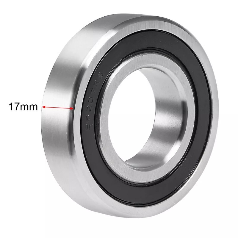 S6207-2RS Ball Bearing 35x72x17mm Double Sealed Bearings,304 Stainless Steel