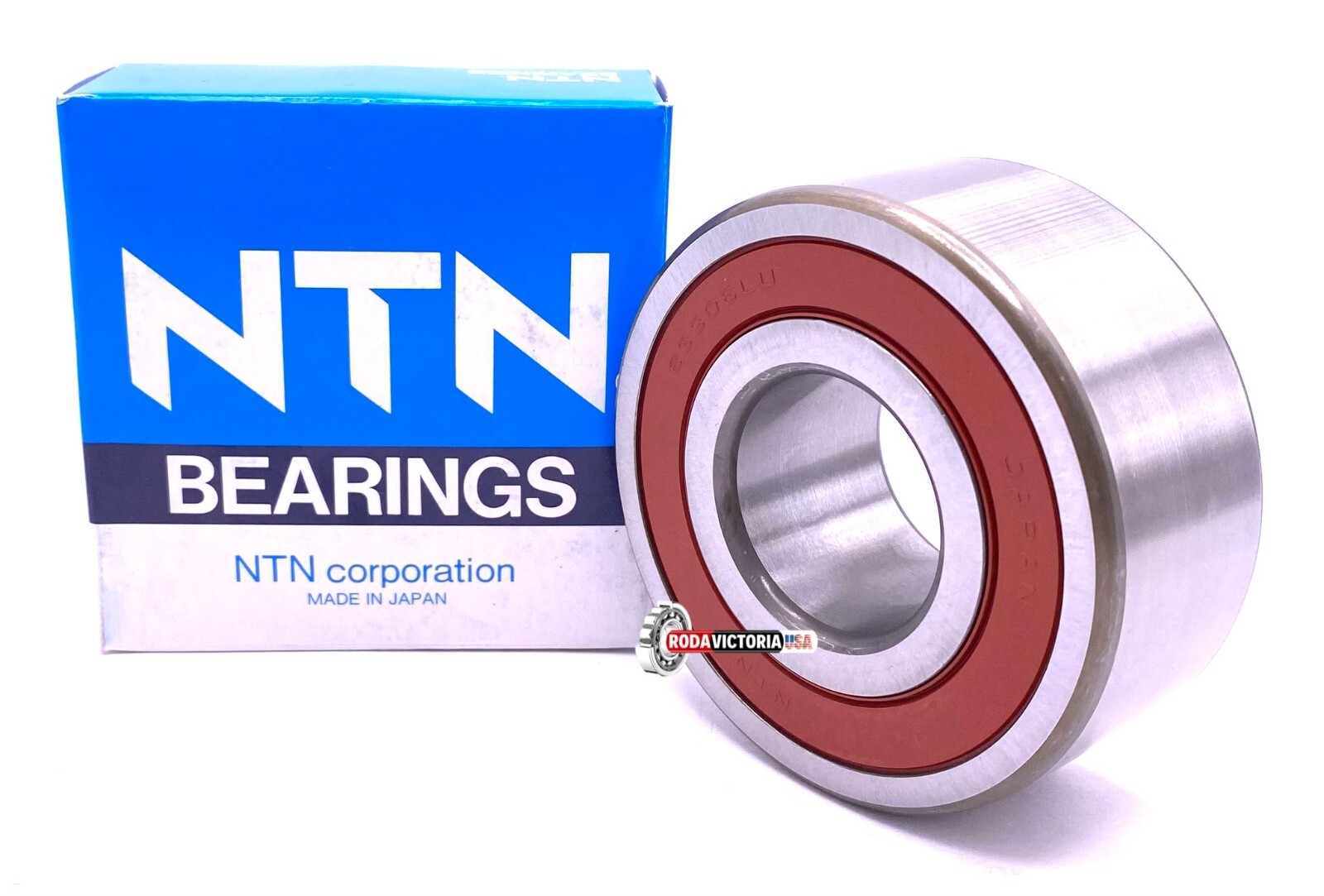 NTN Japan 63306 LLU Deep Groove Ball Bearing, Rubber Sealed 30x72x30.20 mm
