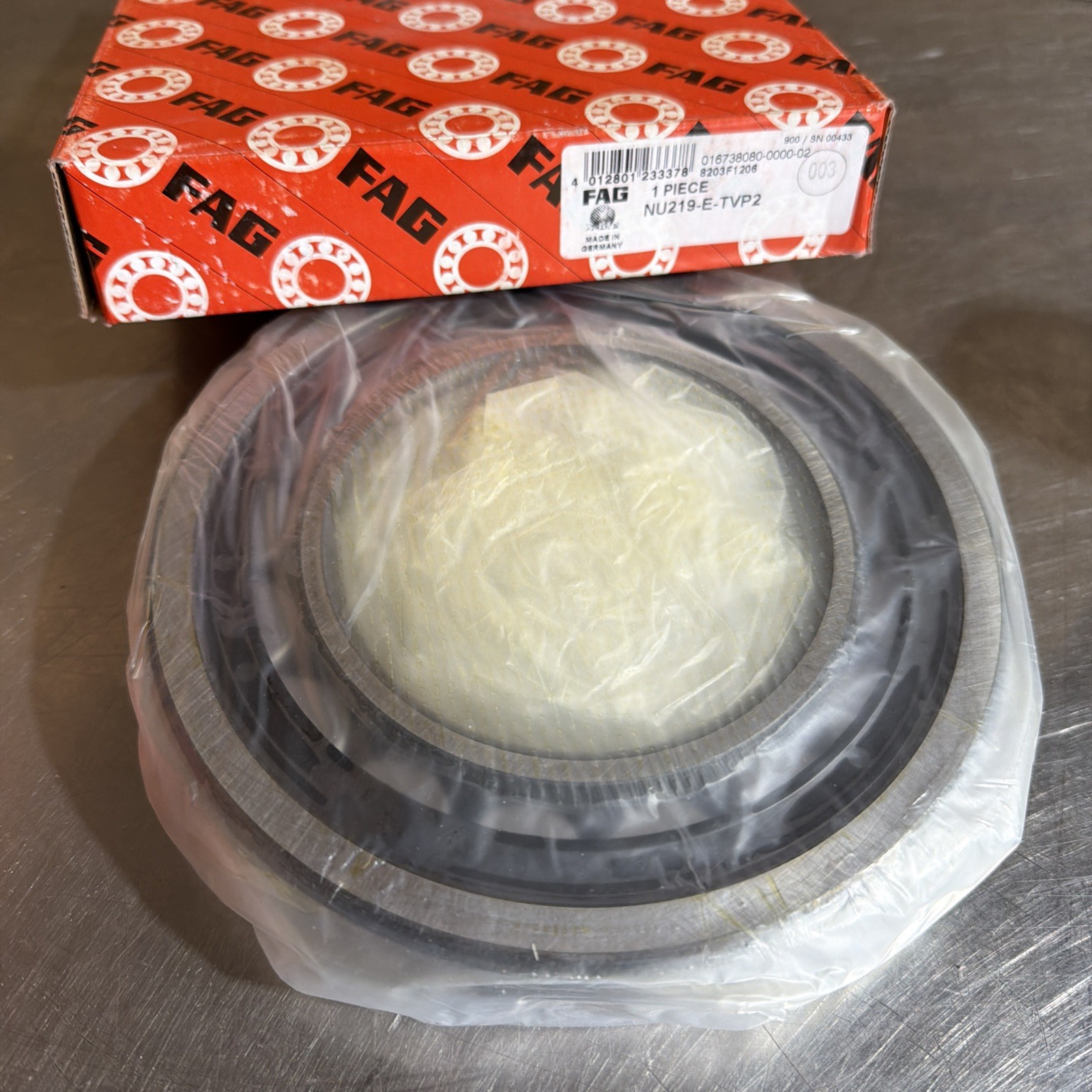 NU219ETVP2 FAG New Cylindrical Roller Bearing