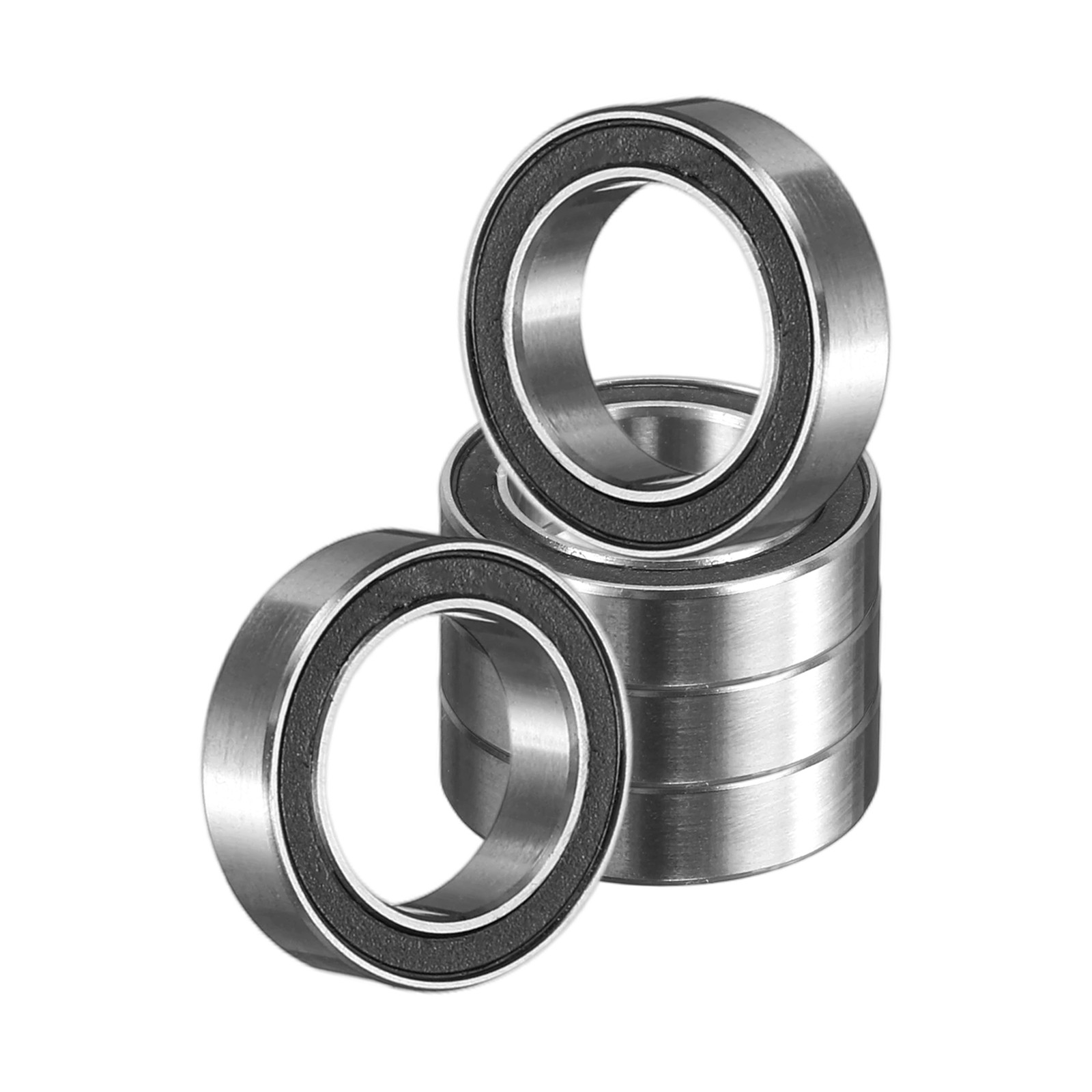 5 Pack 10 x 15 x 4mm 6700 2RS Deep Groove Ball Bearings, ABEC5