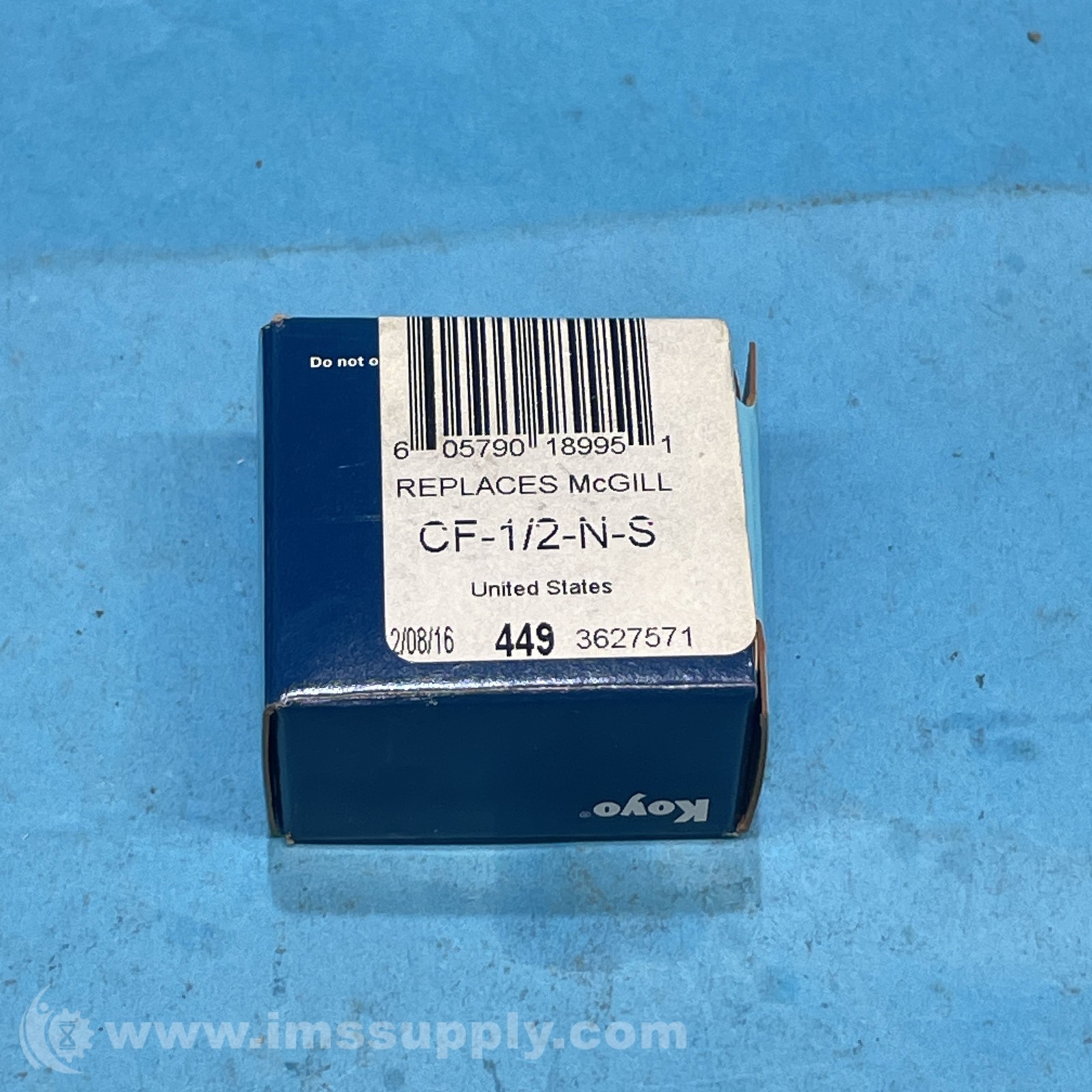Koyo CF-1/2-N-S Cylindrical Bearing Cam Follower FNOB