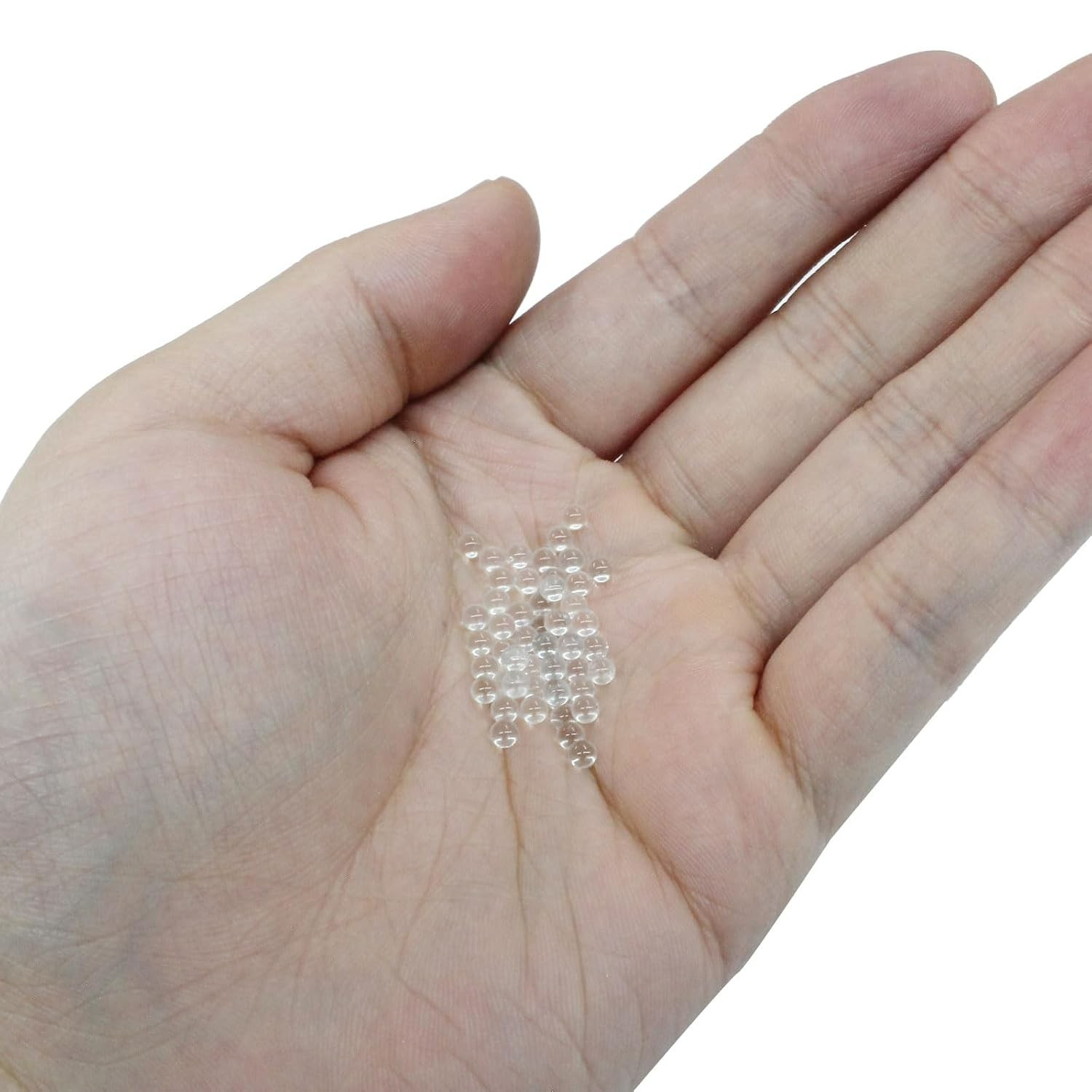 3mm Solid Round Clear Glass Ball Boiling Stones, 500pcs | Soda Lime Glass Beads