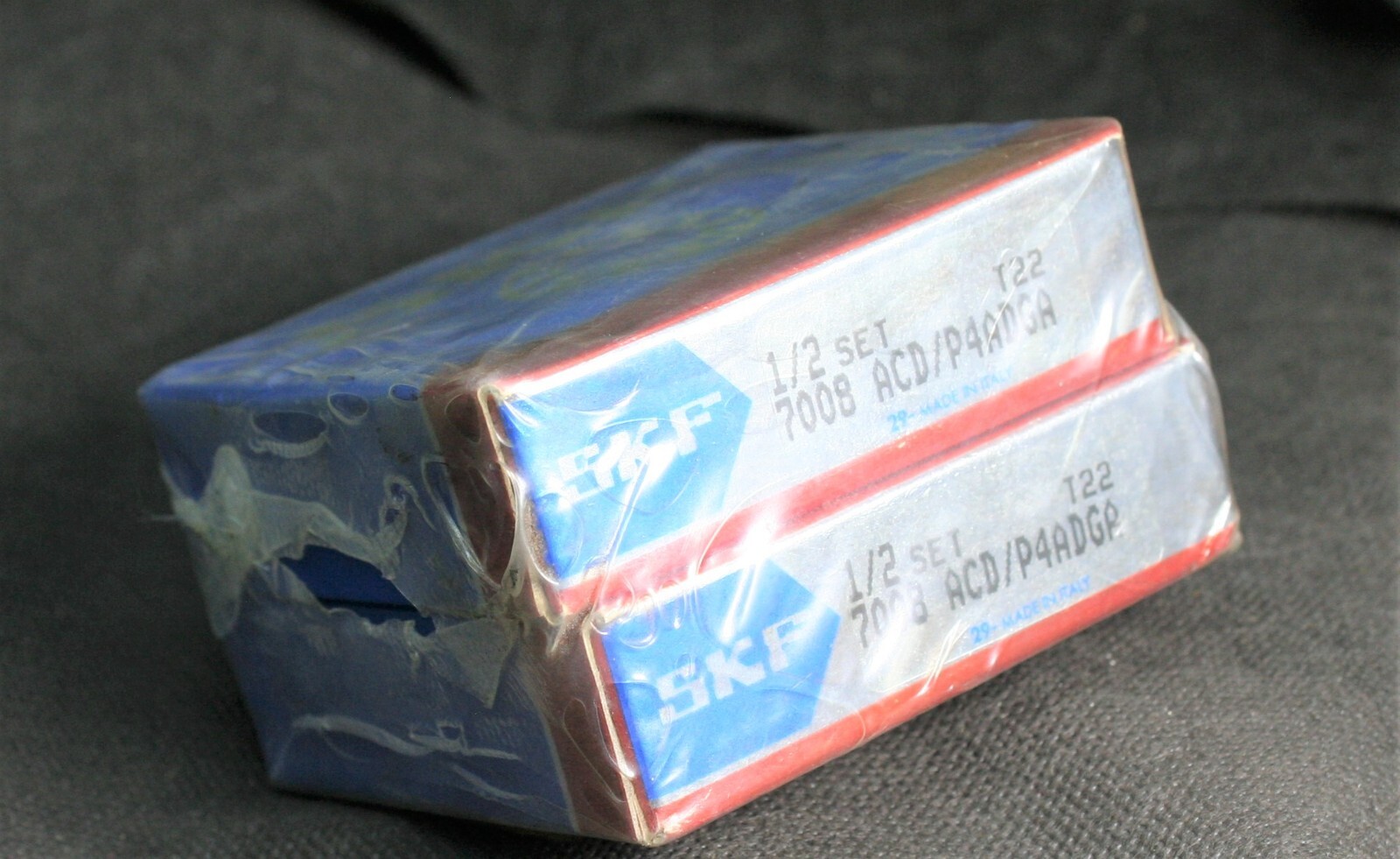 Two (2) SKF 7008 ACD/P4 ADGA Angular Contact Bearings 40 MM ID Set 1 127 NEW