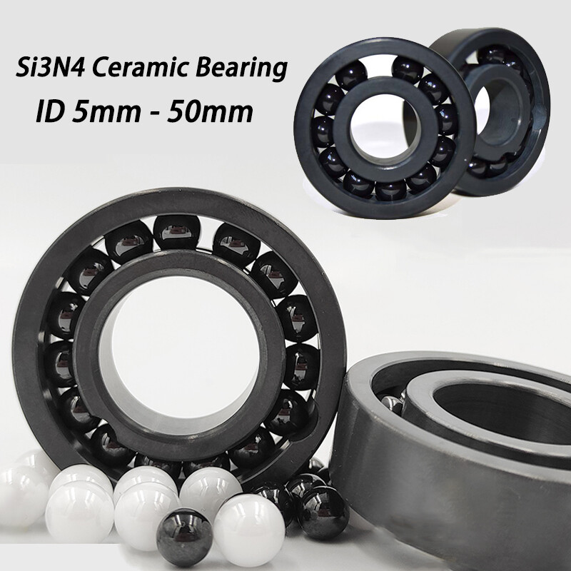 ID 5mm – 50mm Si3N4 Ceramic Bearing High Temperature Resistance 1200℃ Insulation