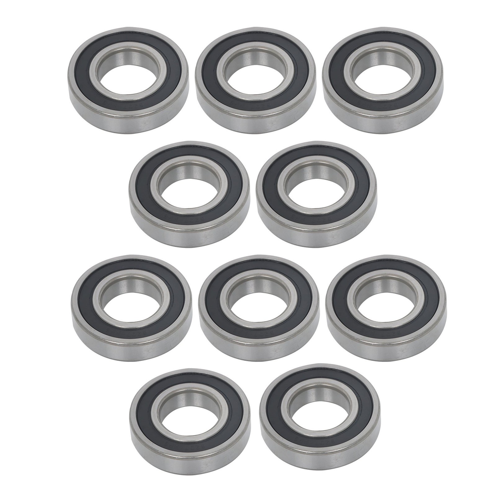 10Pack 6207-2RS Ball Bearings 35x72x17mm Double Rubber Sealed