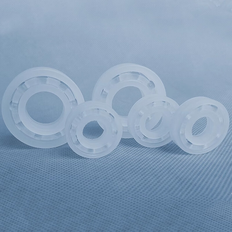 PP Plastic Ball Bearing ID 6-40mm Polypropylene Corrosion Resistance Waterproof