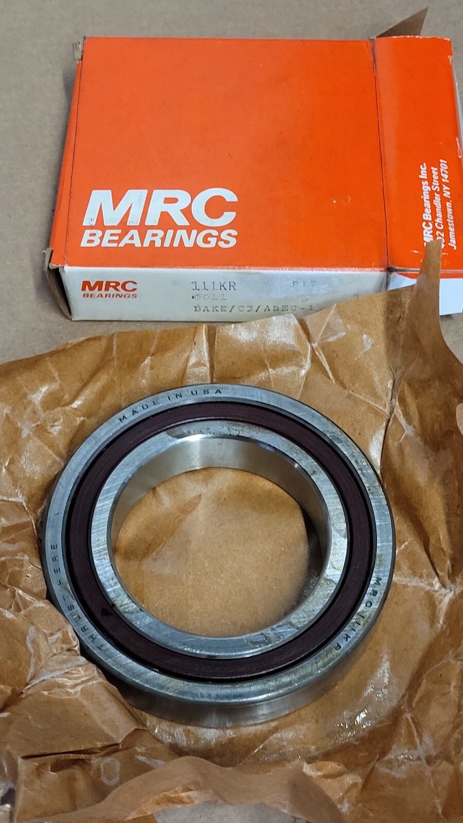 New MRC 111KR Ball Bearing 55x90x18mm L4