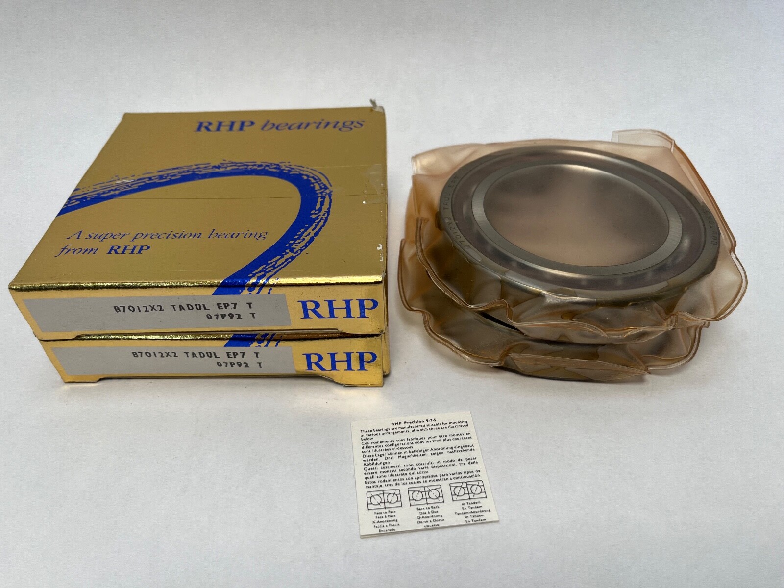 RHP 7012CTDULP4 Bearing 60x95x18 mm 7012C 7012-C-T-DUL-P4 B7012X2TADUEP7 England