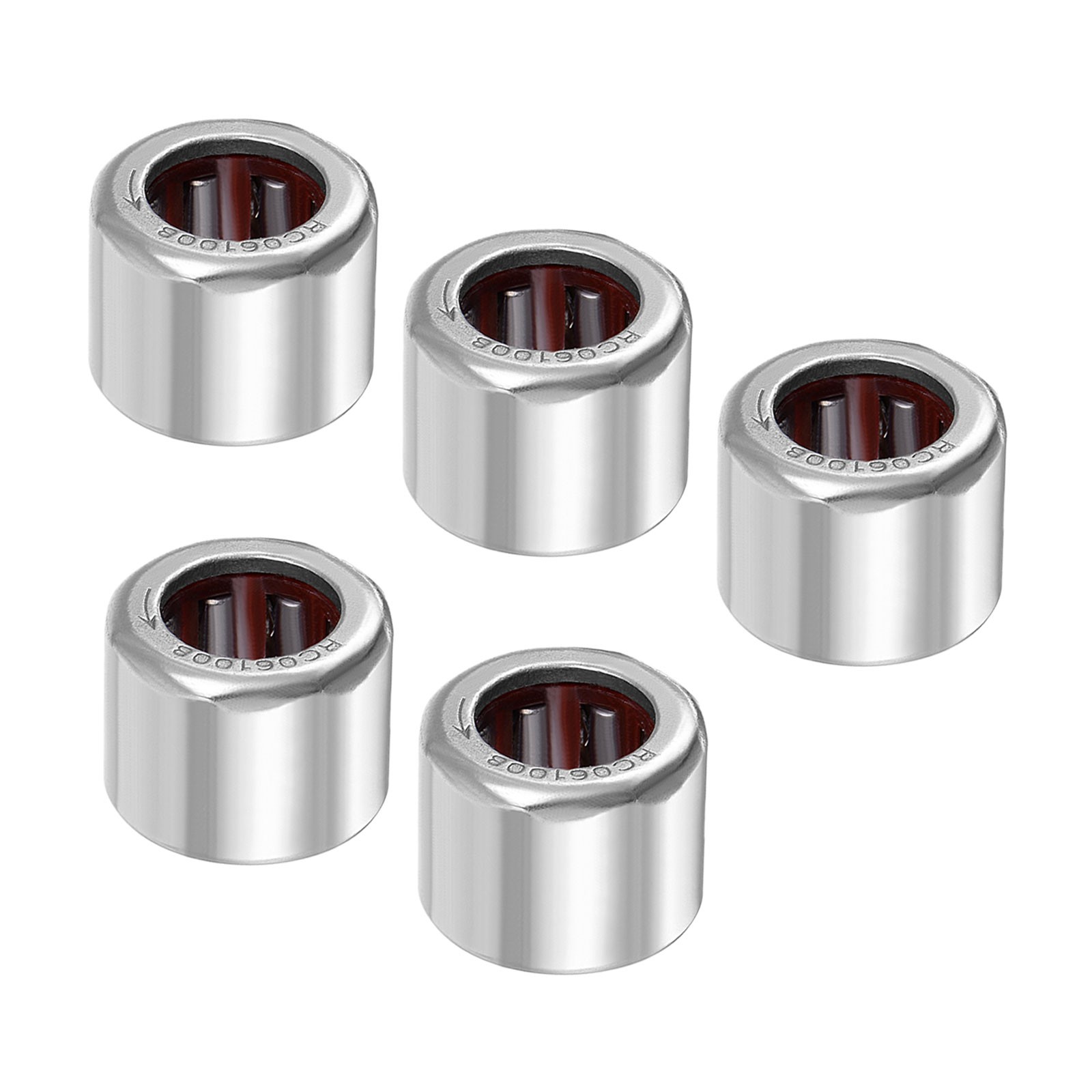 5pcs RC061008 Needle Roller Bearings 3/8″ x 5/8″ x 1/2″ One Way Clutch Bearings