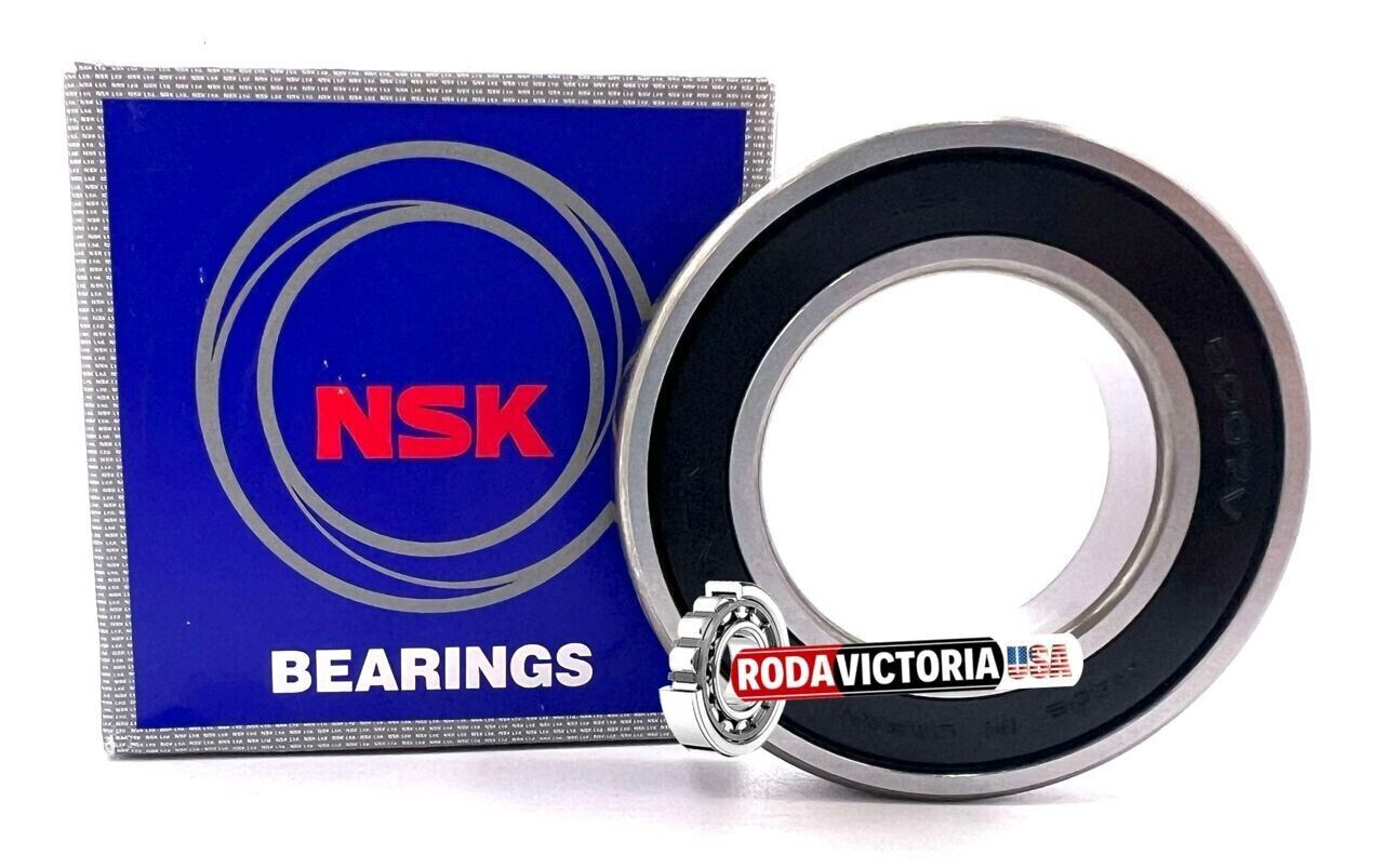 NSK 6007 VV DEEP GROOVE BALL BEARING RUBBER SEALED 35x62x14 mm 6007 2RS
