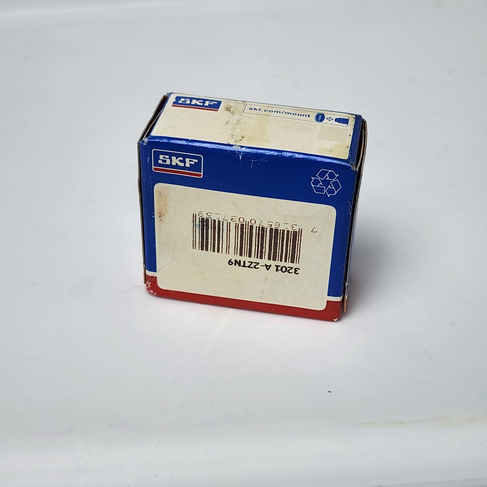 New SKF 3201 A 2ZTN9 Angular Contact Bearing 12mm x 32mm x 0.6250 in
