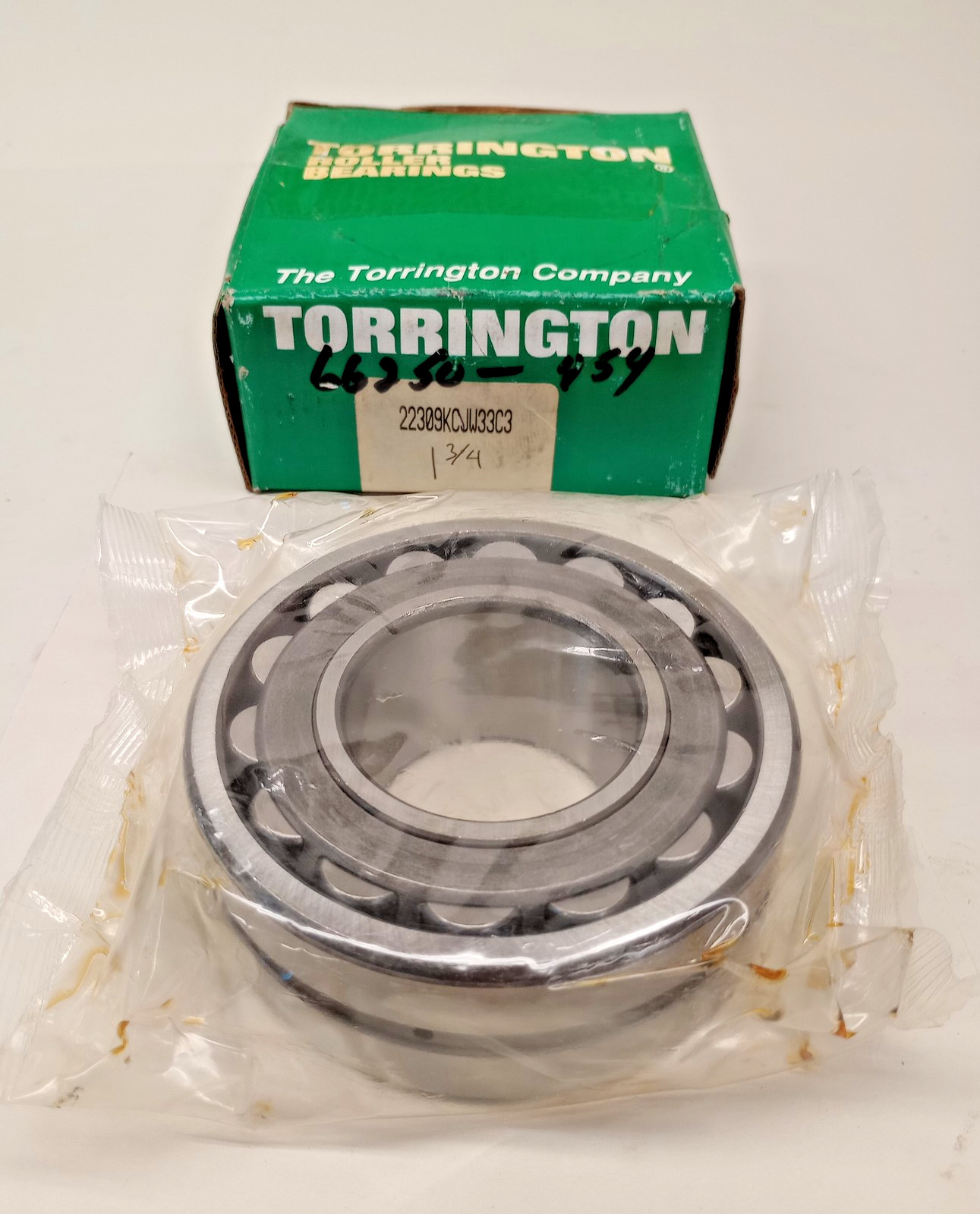 Torrington 22309KCJW33C3 Spherical Bearing taper 45/47x100x36mm ref# 22309KVJW33