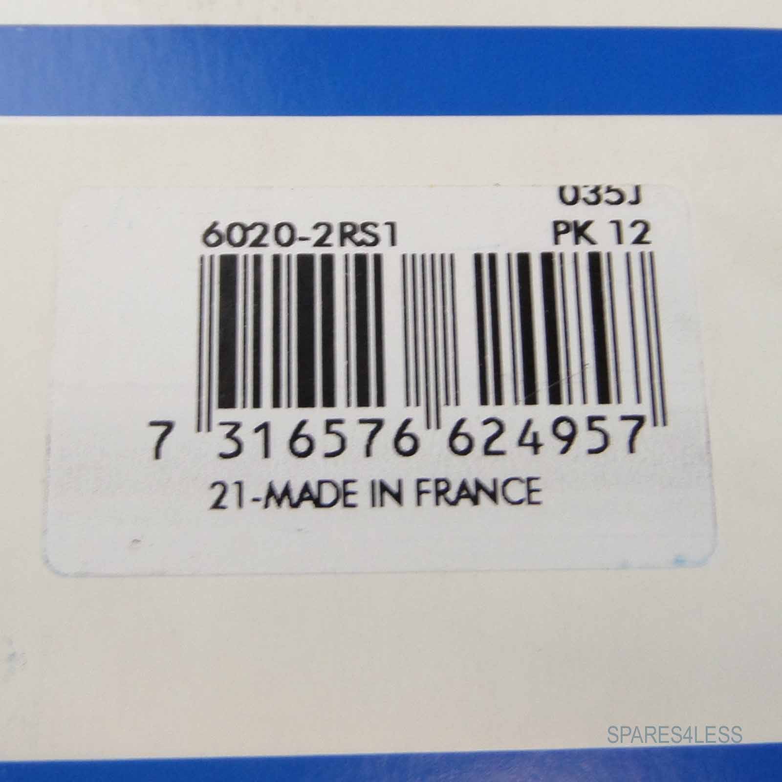 SKF ball bearing deep groove ball bearing 6020-2RS1 original packaging