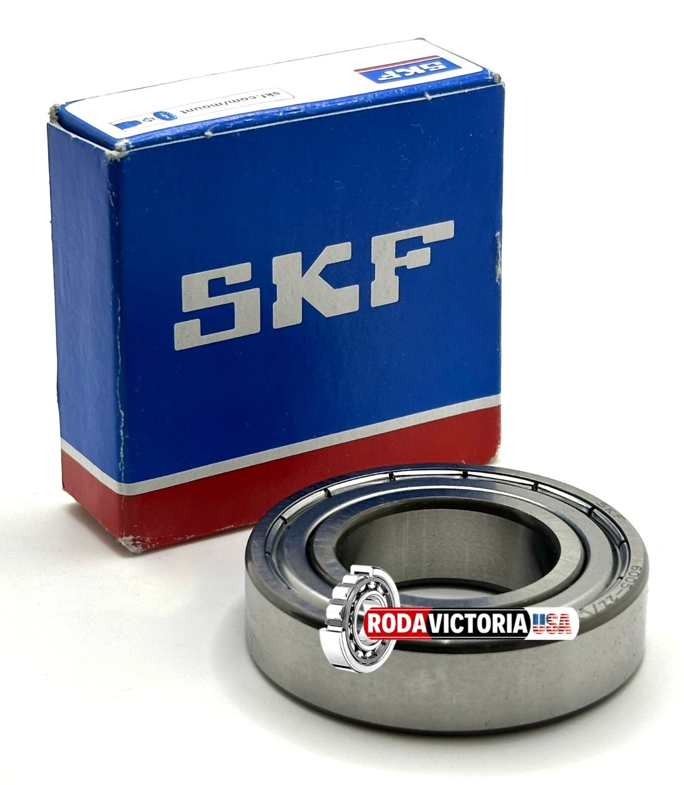 SKF 6005 ZZ/LT DEEP GROOVE BALL BEARING, METAL SHIELDED 25x47x12mm