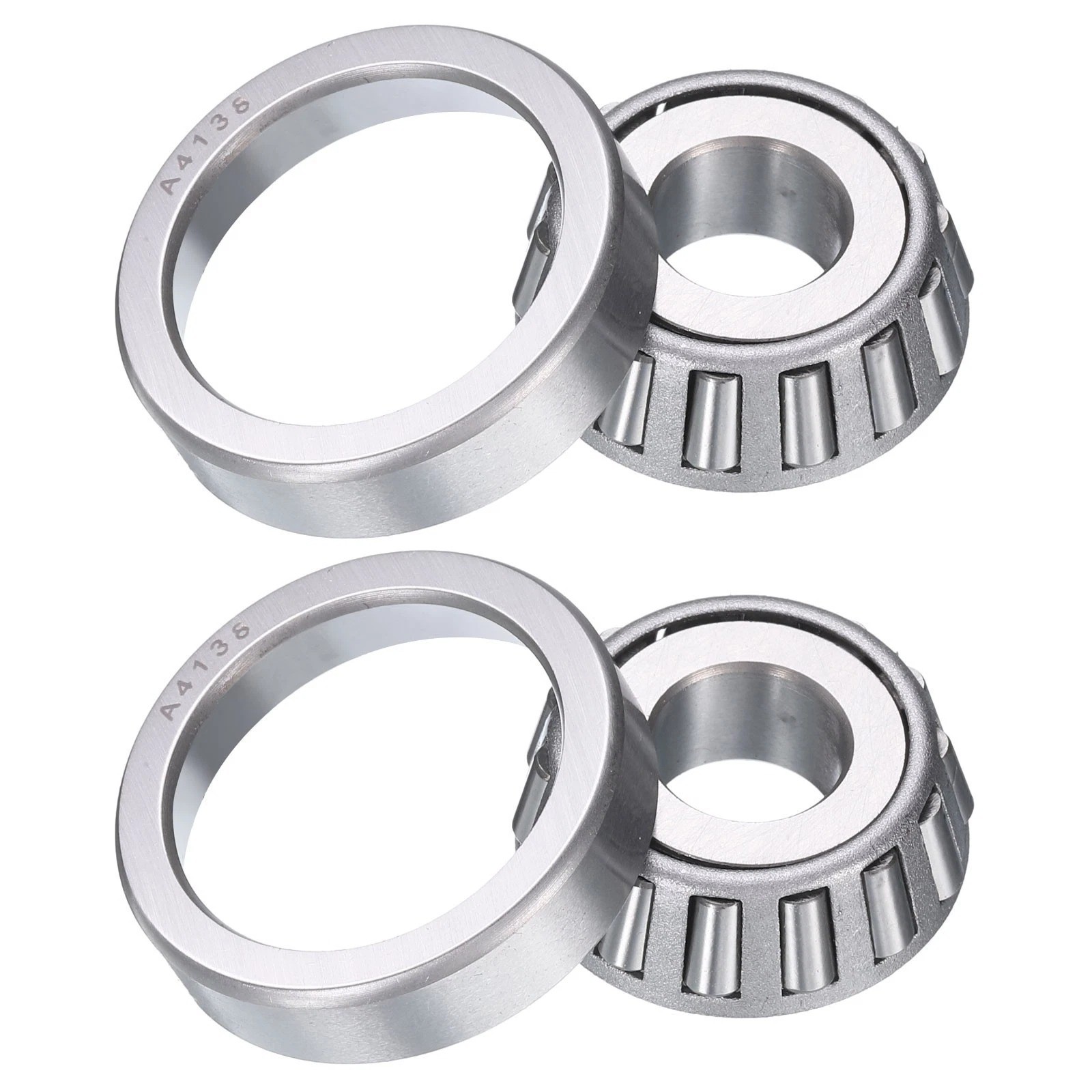 2pcs A4050/A4138 Tapered Roller Bearing Cone and Cup 0.5″ Bore x 1.3775″ OD