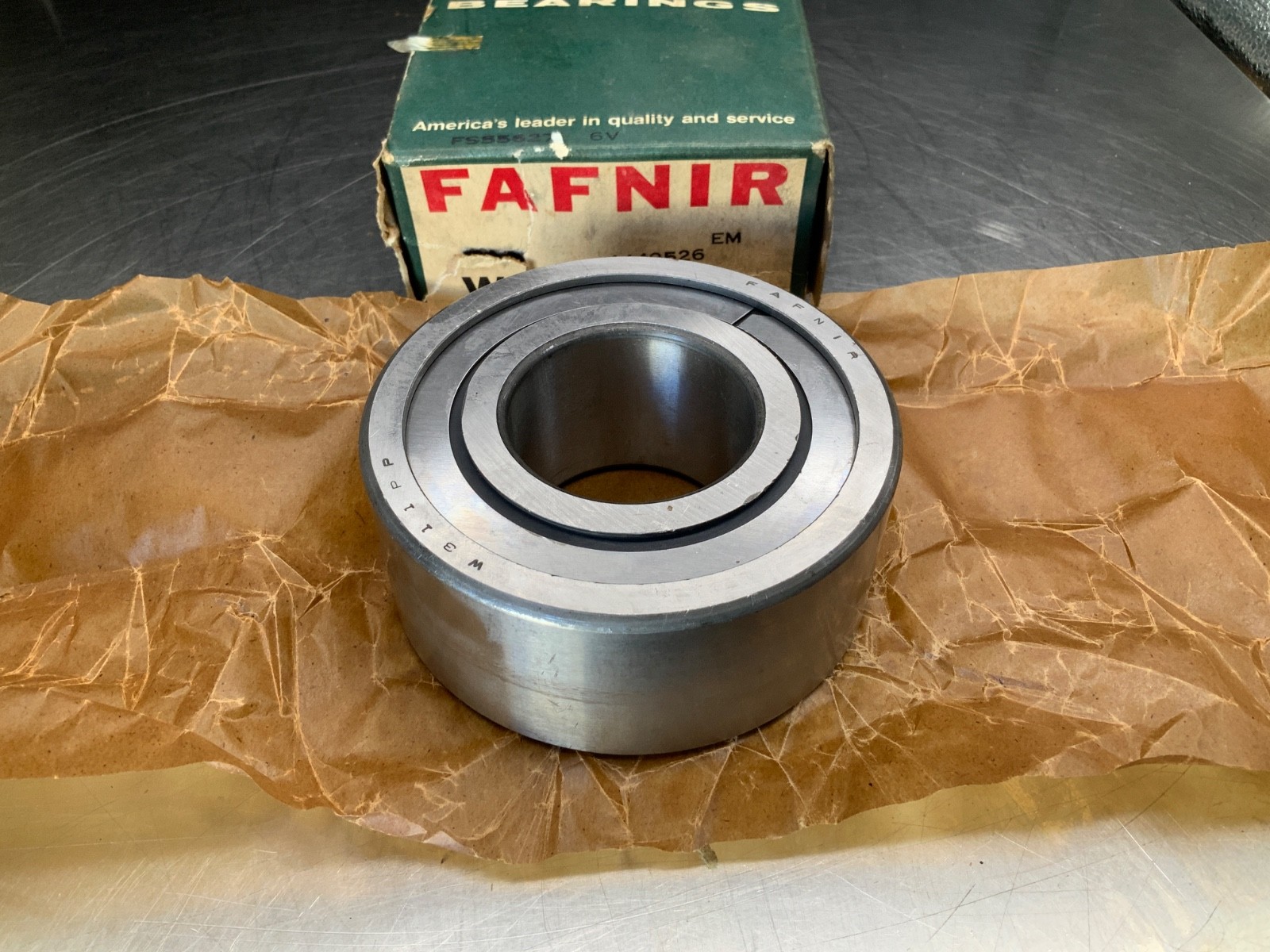 Fafnir W311PP Radial/Deep Groove Ball Bearing – Straight Bore, 55 mm