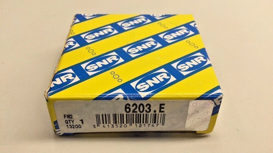 SNR 6203E Ball Bearing Single Sealed 6203-E