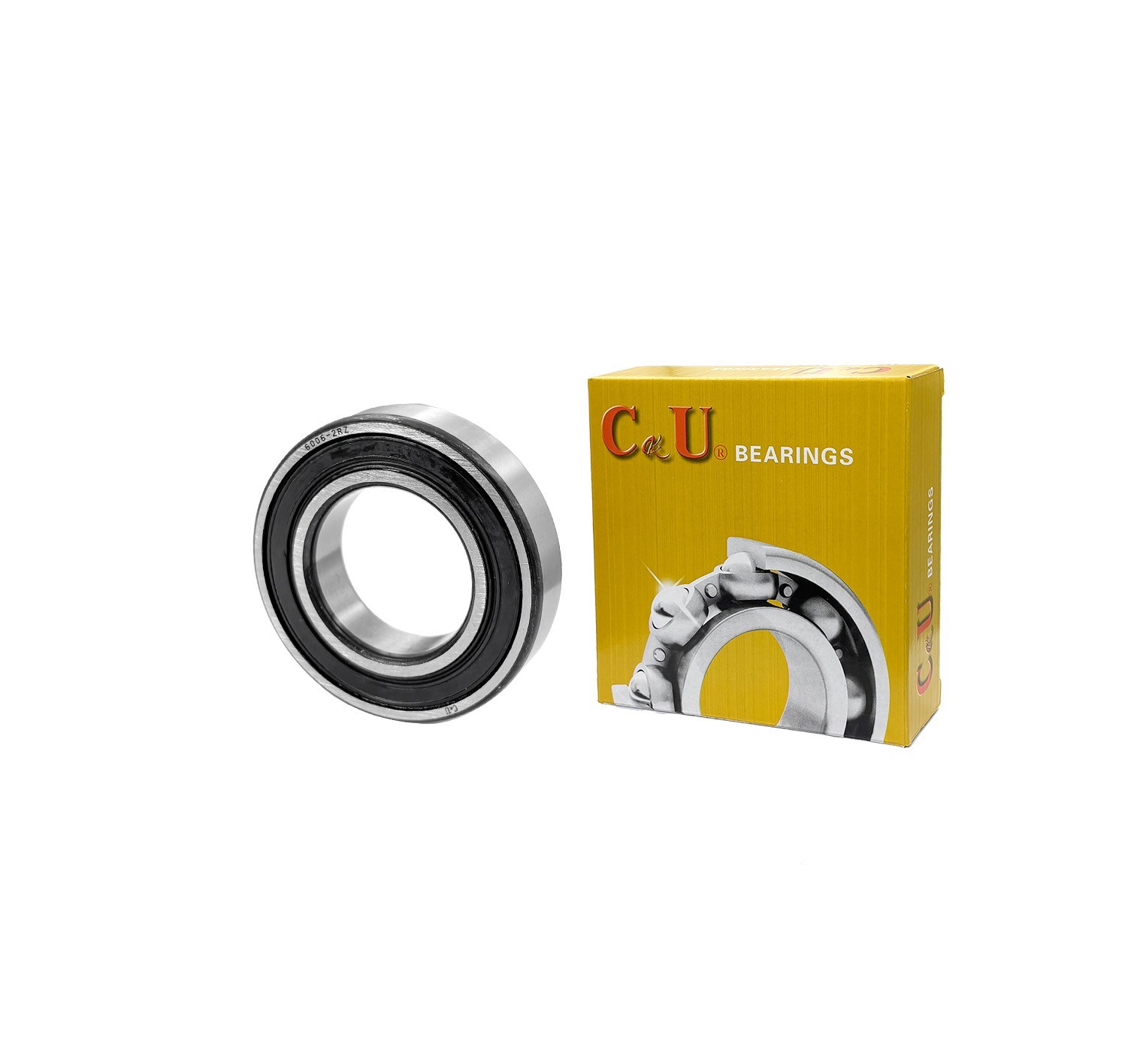 2pcs 6006-2RS Deep Groove Ball Bearings 30x55x13mm Double Rubber Sealed