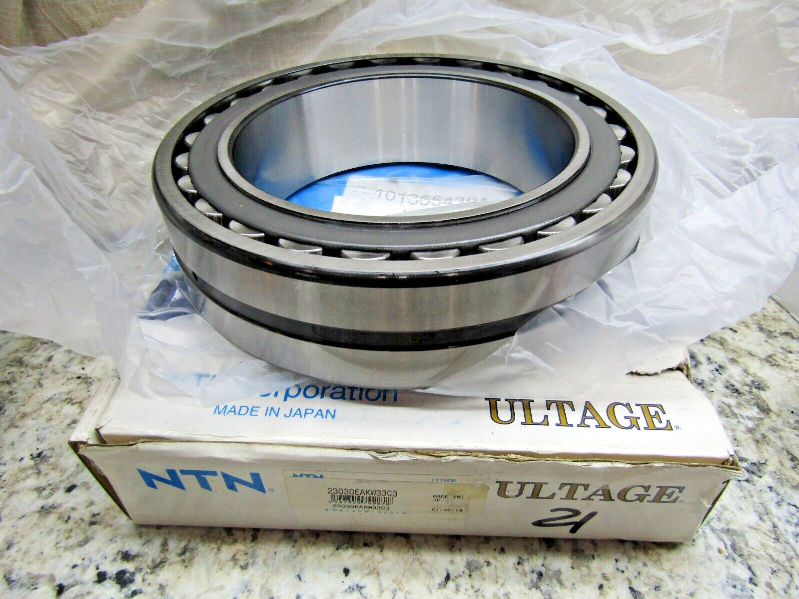 NTN 23030EAK W33 C3 150mmX 225mm X 56mm Spherical Roller Bearing 1:12 Taper Bore