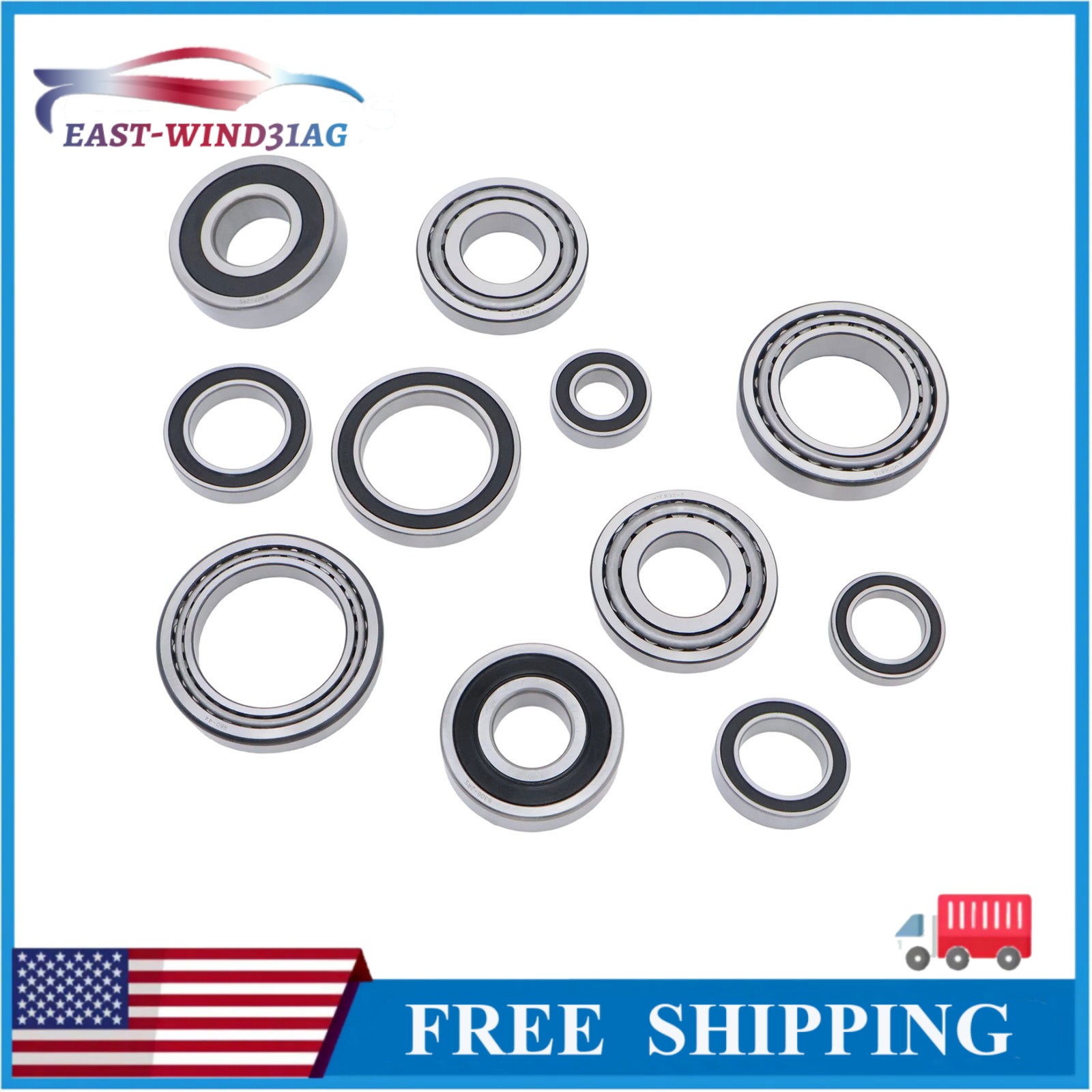 Fit Ford C-MAX Fusion Lincoln Hybrid HF35 11Pcs Transmission Set of Bearings