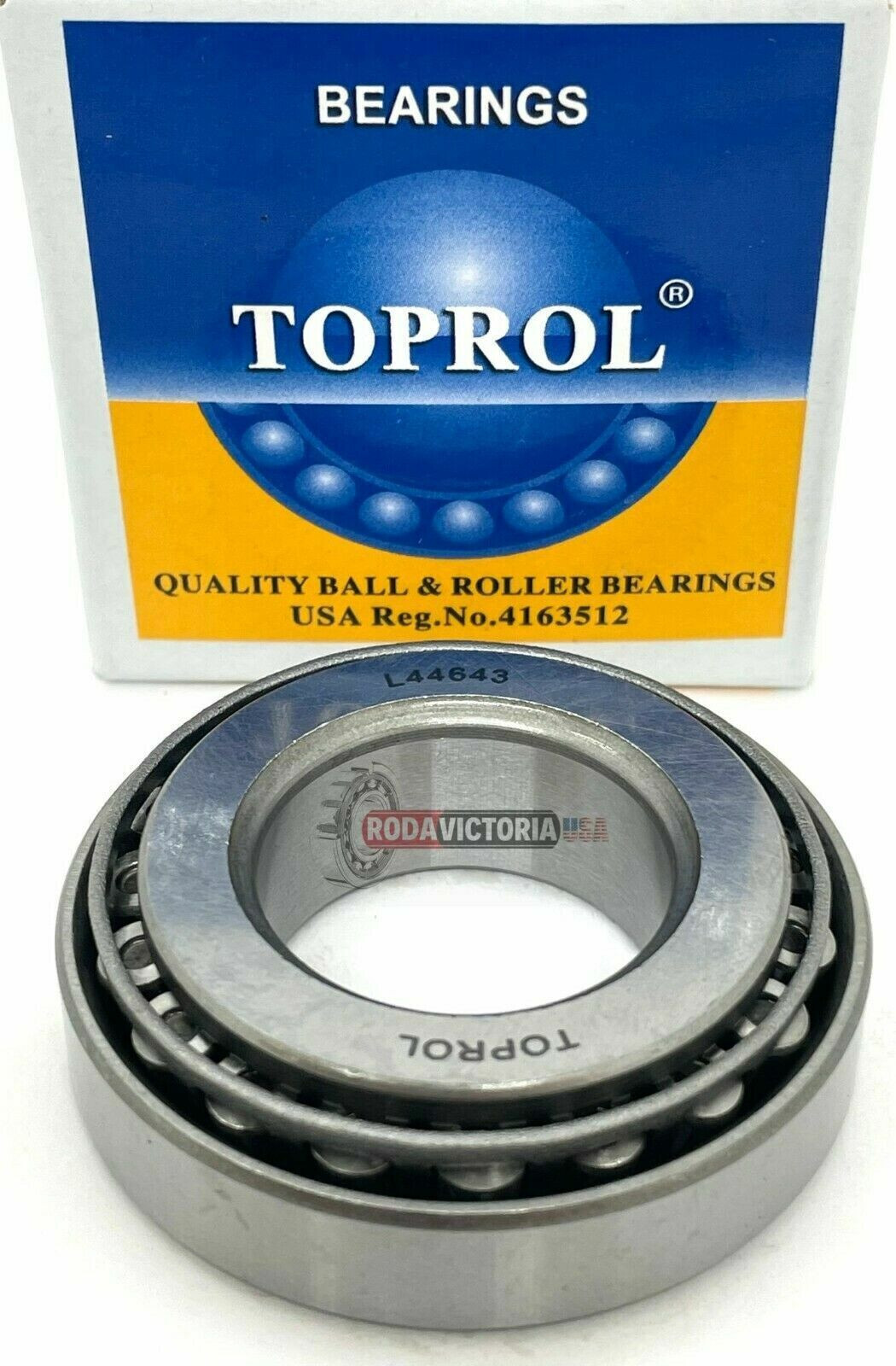 TOPROL L44643/L44610 1″ Tapered Roller Bearings Set A14 JD8933/JD8253