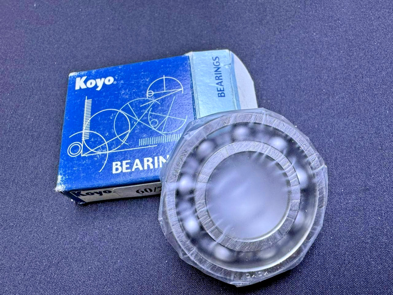 60/22 Single Row Radial Deep Groove Ball Bearing 22x44x12 mm. by KOYO brand