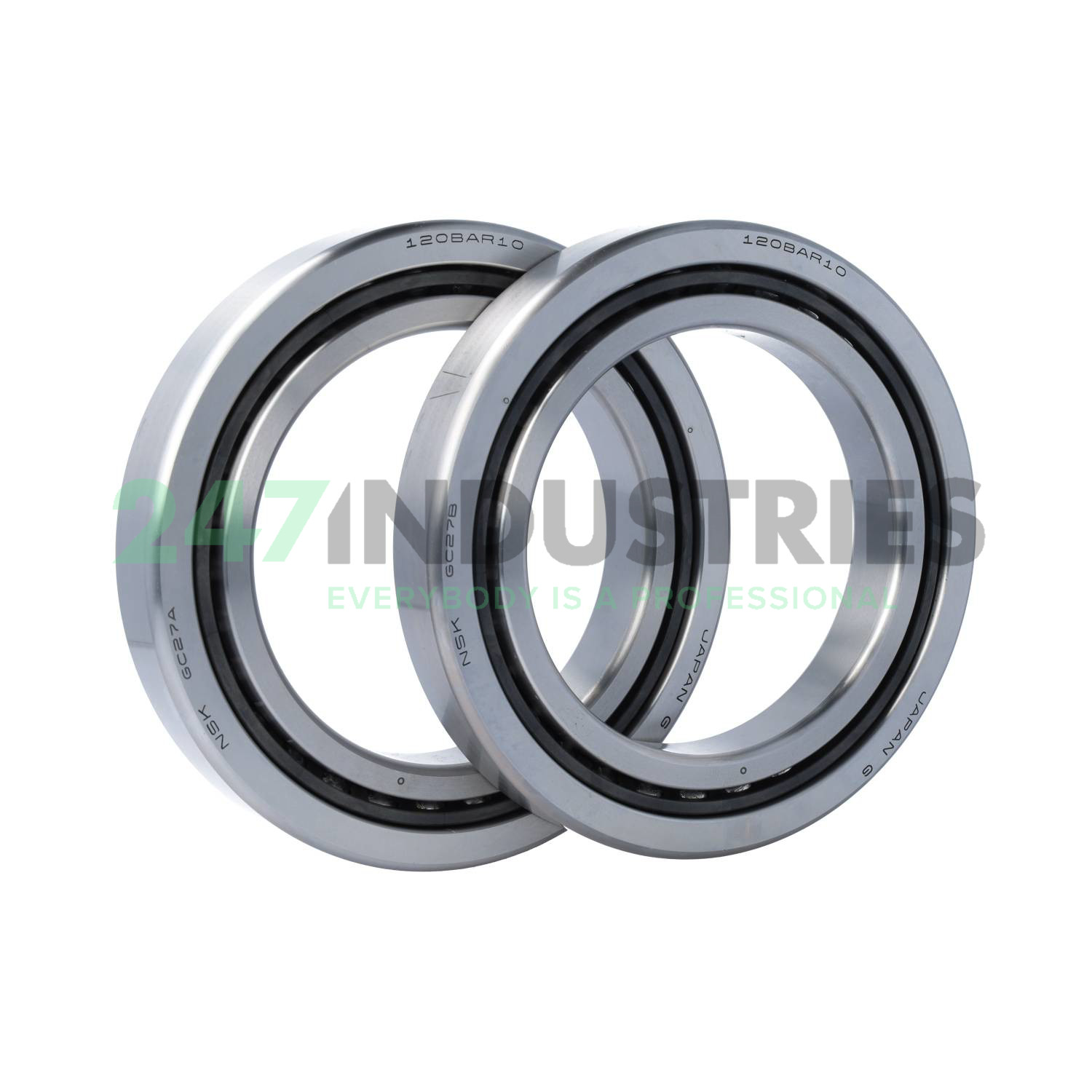 120BAR10STYNDBELP4A NSK 120 x 180 x 54 mm ANG. CONT. THR. BALL, SING. D.