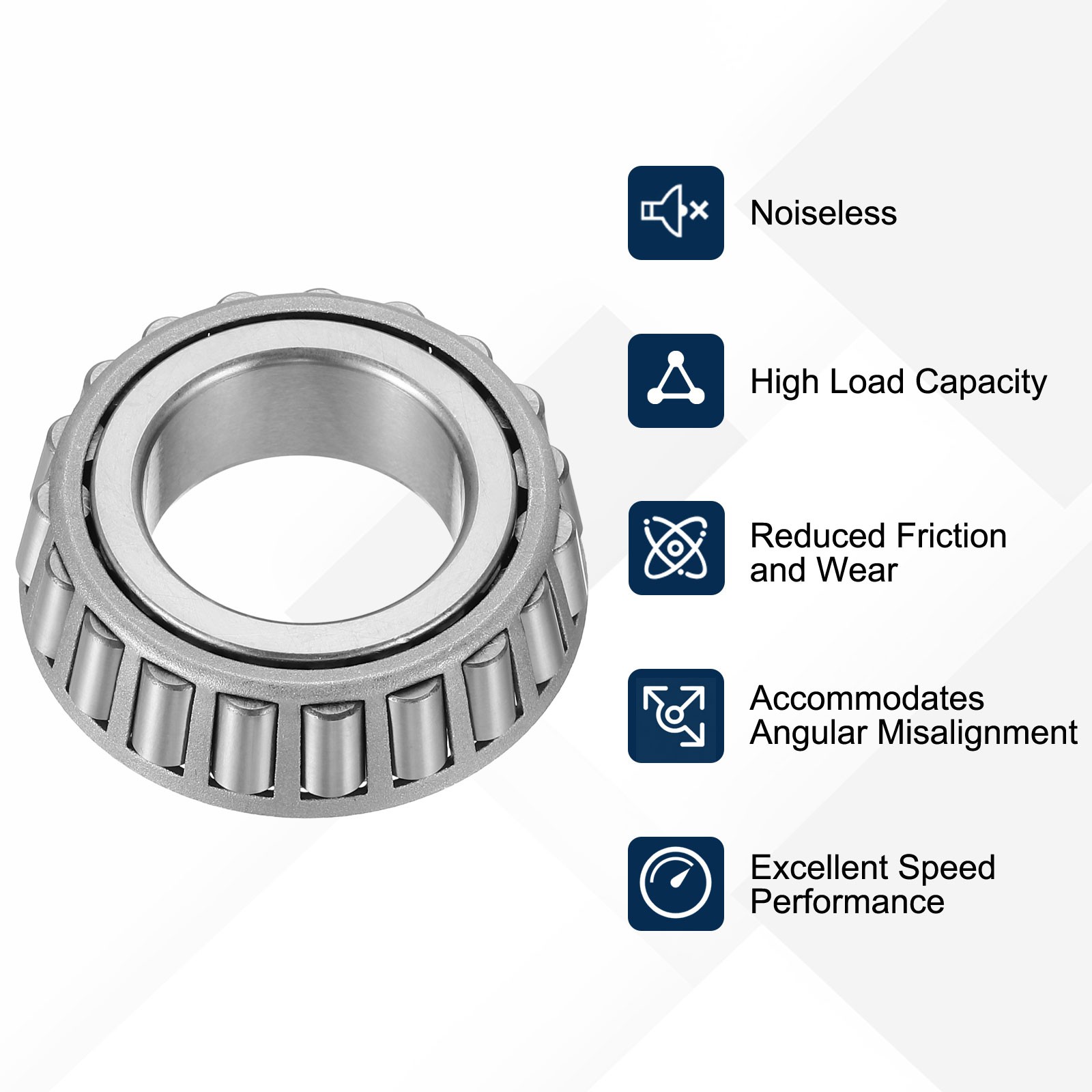 2pcs L44643 Tapered Roller Bearing Cone 25mm Bore x 45.5mm OD P6