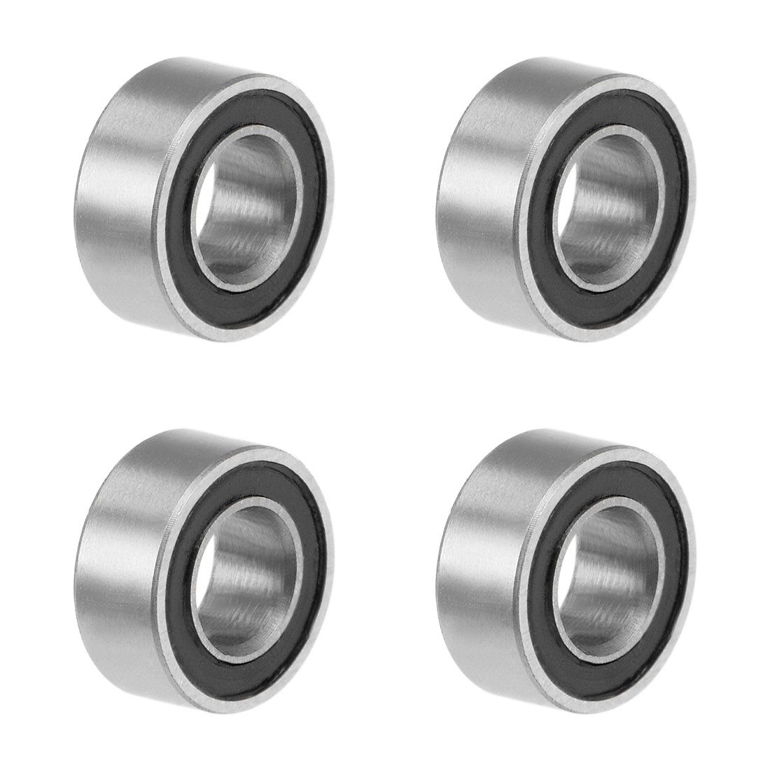 MR63-2RS Ball Bearings Z2 3x6x2.5mm Double Sealed Chrome Steel 4pcs