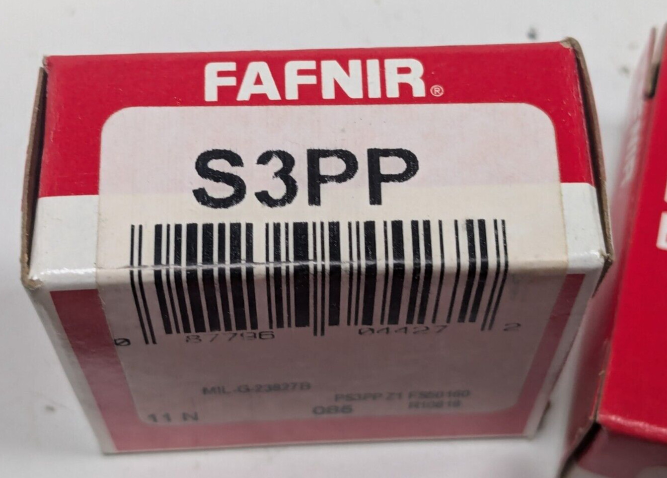 Lot of 3 NEW FAFNIR S3PP Deep Groove Bearings 0.375″ ID 0.875″ OD 0.281″ Width