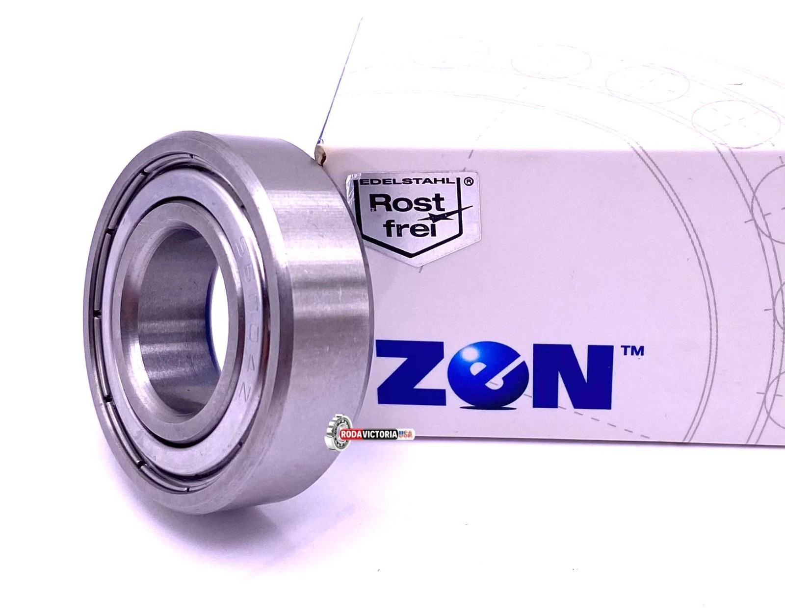ZEN S6004 ZZ Stainless Steel Ball Bearing, Metal Shielded W6004 ZZ 20x42x12 mm