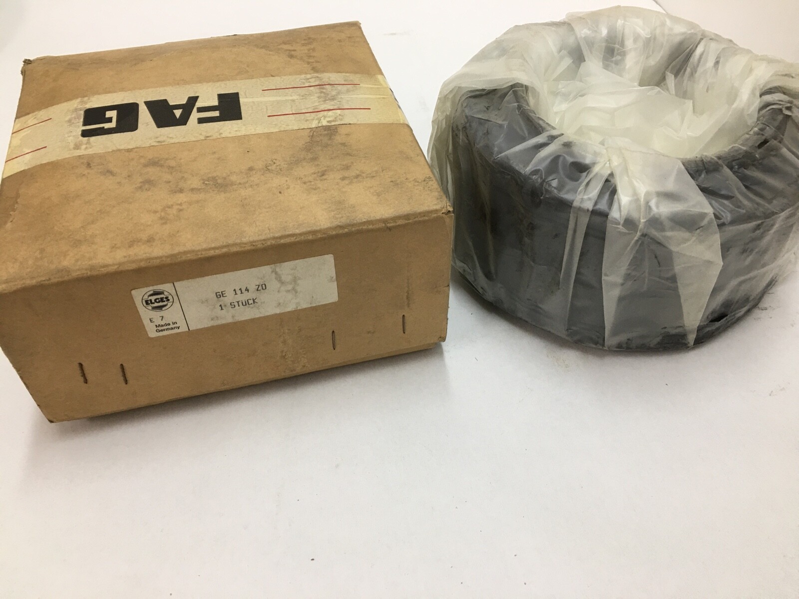 FAG GE-114ZO Spherical Plain Bearing 4-1/2x7x3-3/8″ – 3-15/16″ GE114ZO Germany