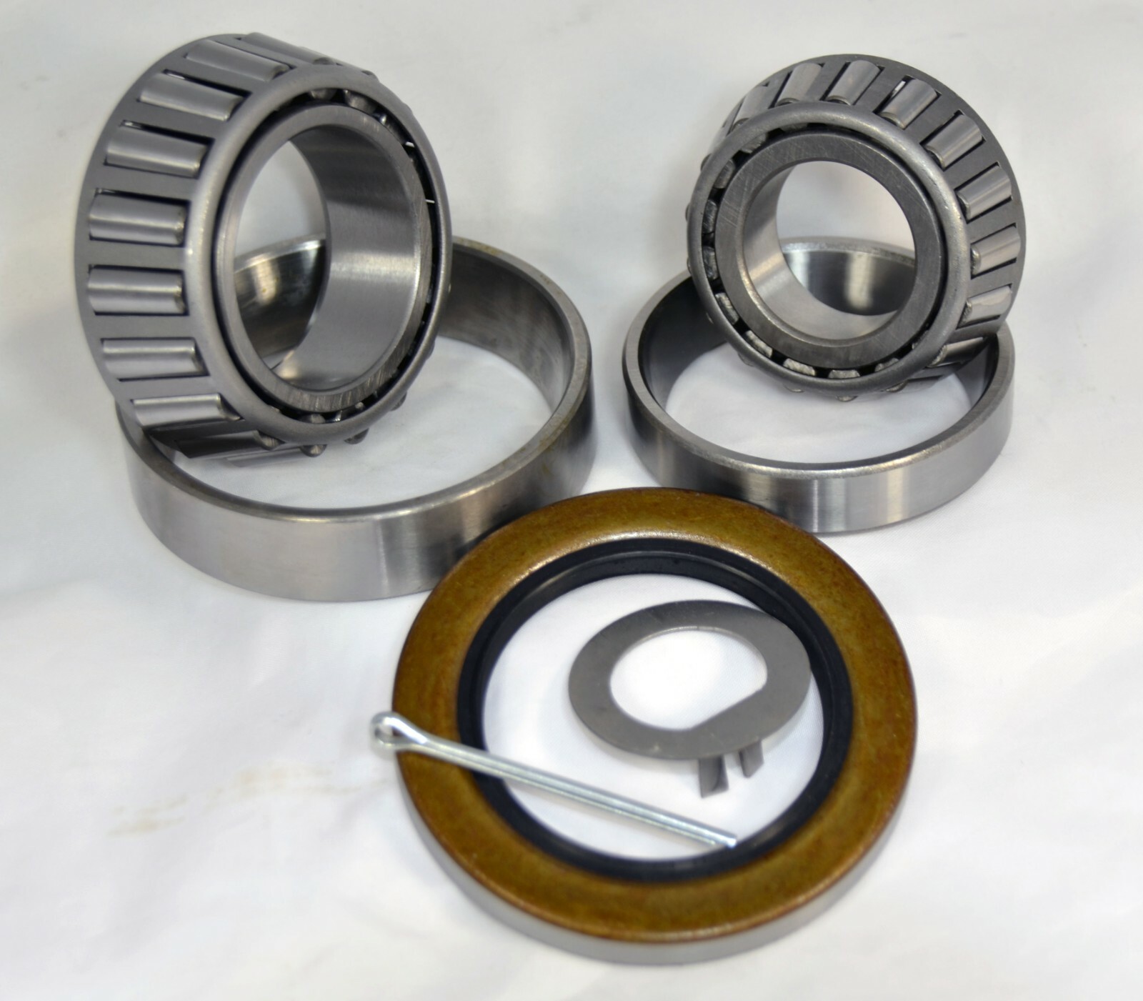 K4-100 8,000 lb.Trailer Bearing Kit 25580/25520 02475/02420 Bearings 10-36 Seal